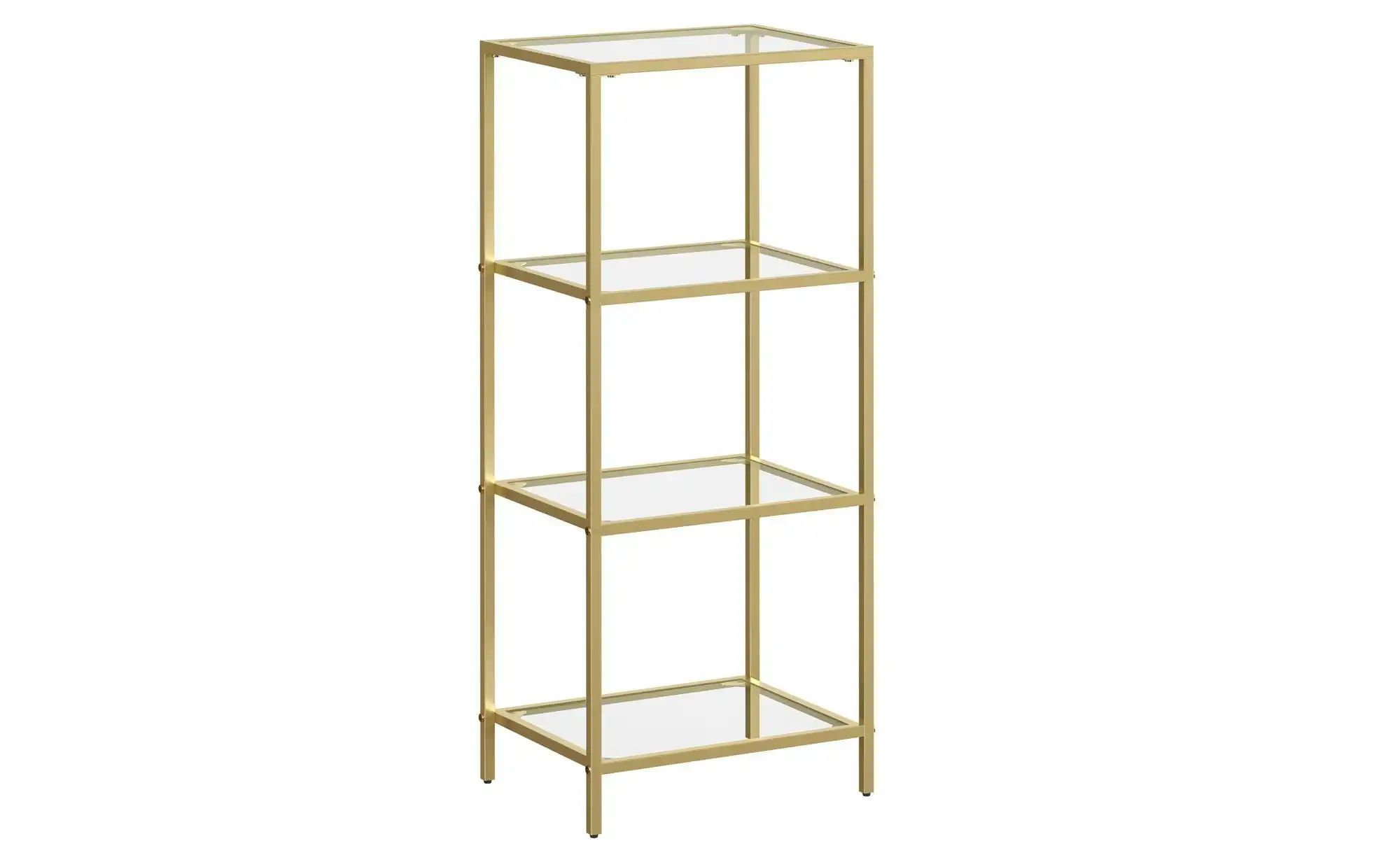 Standregal   ¦ gold ¦ Maße (cm): B: 40 H: 95 Regale > Eckregale - Höffner günstig online kaufen