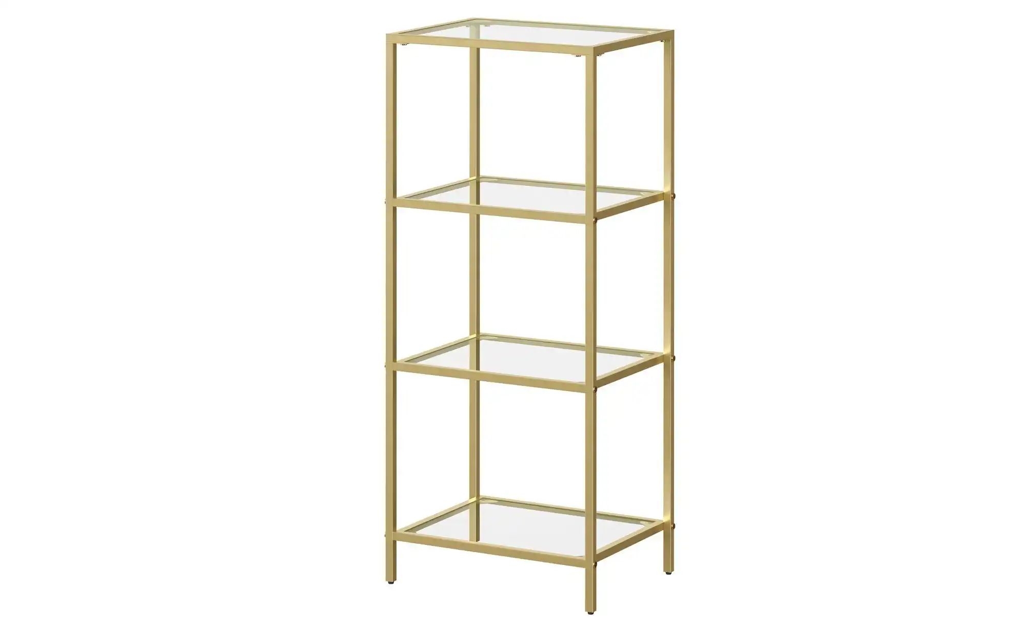 Standregal   ¦ gold ¦ Maße (cm): B: 40 H: 95 Regale > Eckregale - Höffner günstig online kaufen