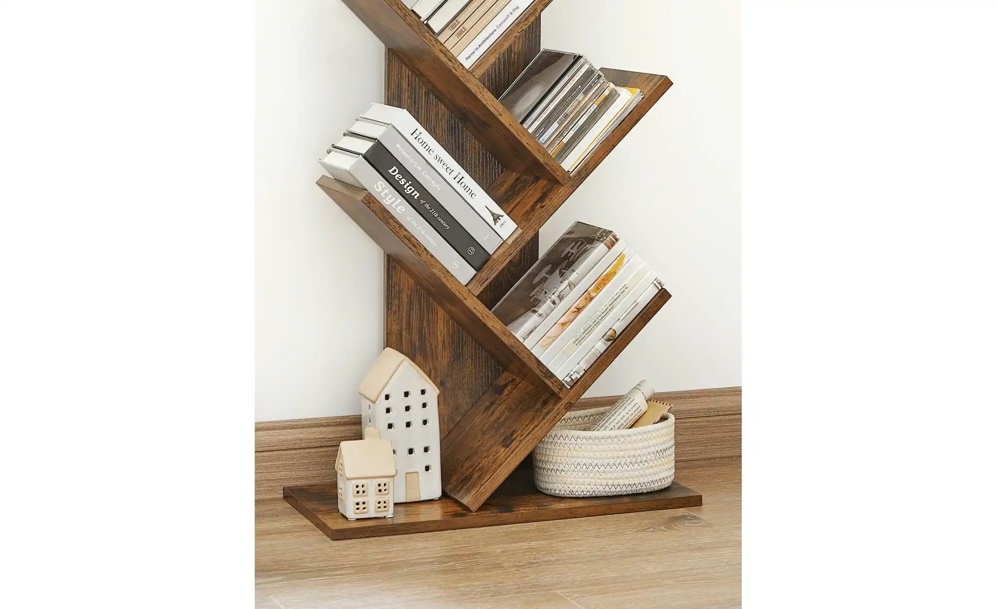 Thumbnail - Standregal  Koni ¦ braun ¦ Maße (cm): B: 50 H: 141,5 Regale > Bücherregale - Höffner