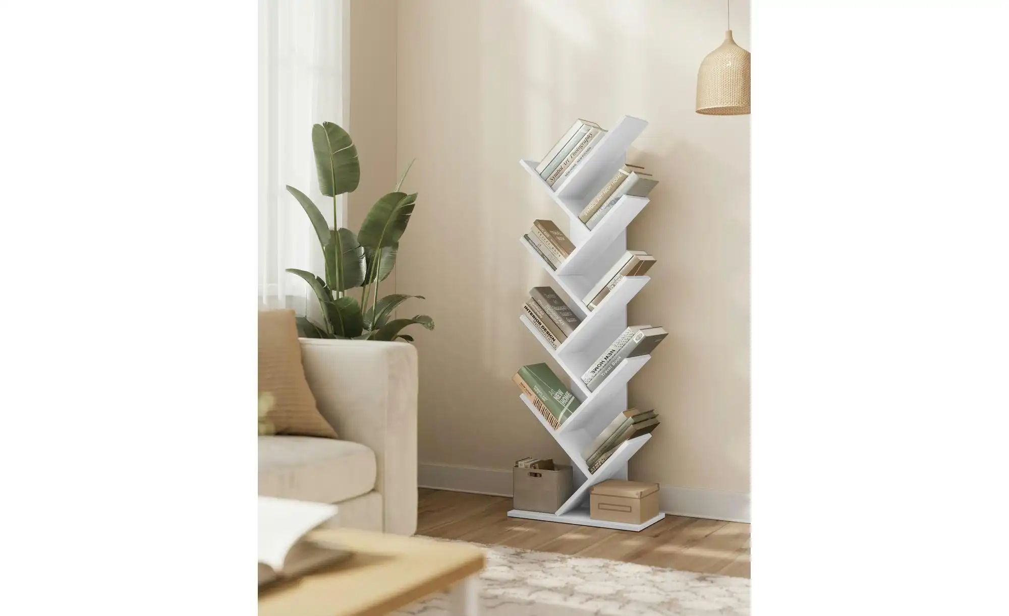 Thumbnail - Standregal Koni ¦ weiß ¦ Maße (cm): B: 50 H: 141,5 Regale > Bücherregale - Höffner