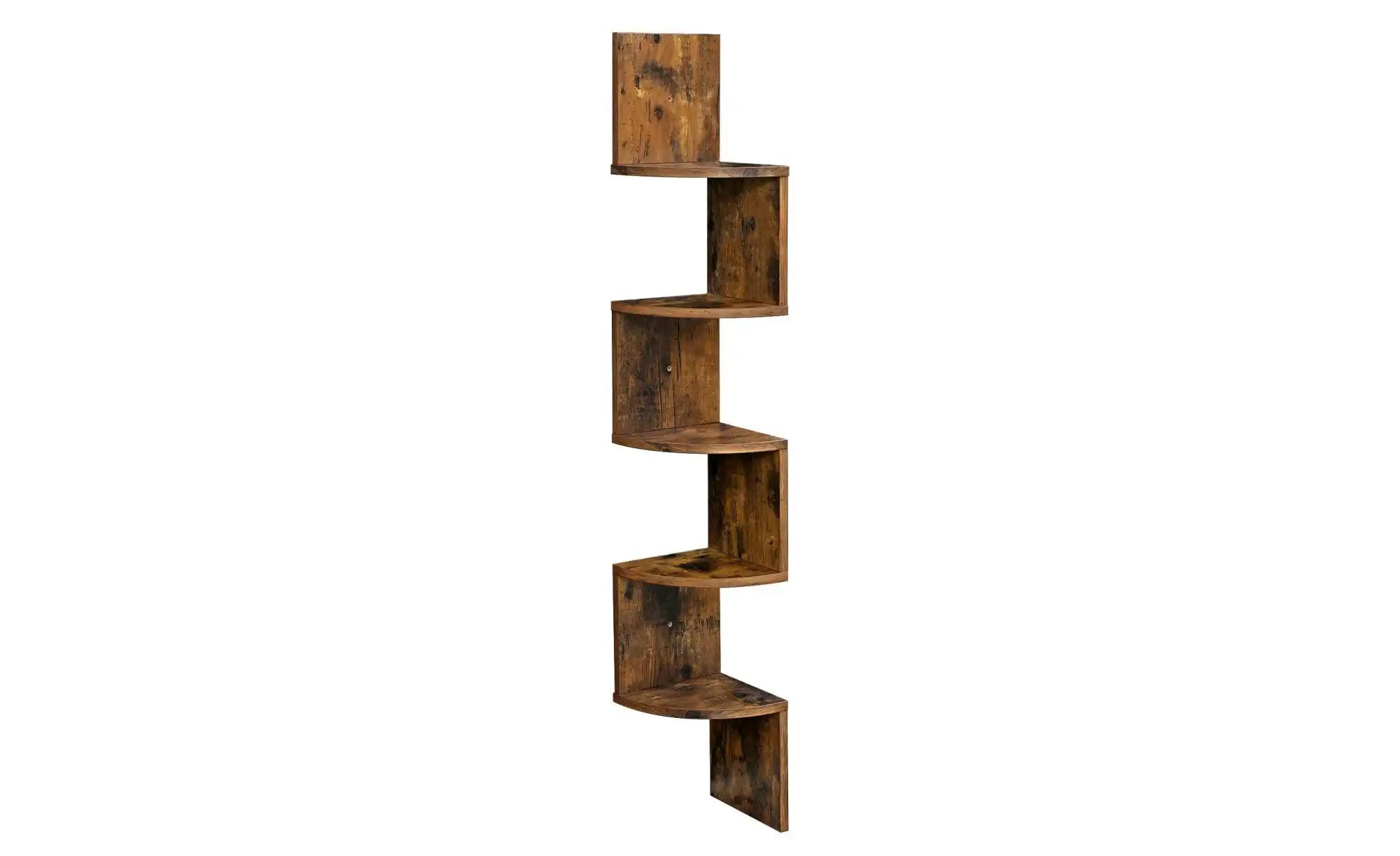 Wandregal   ¦ braun ¦ Maße (cm): B: 20 H: 126 Regale > Bücherregale - Höffn günstig online kaufen