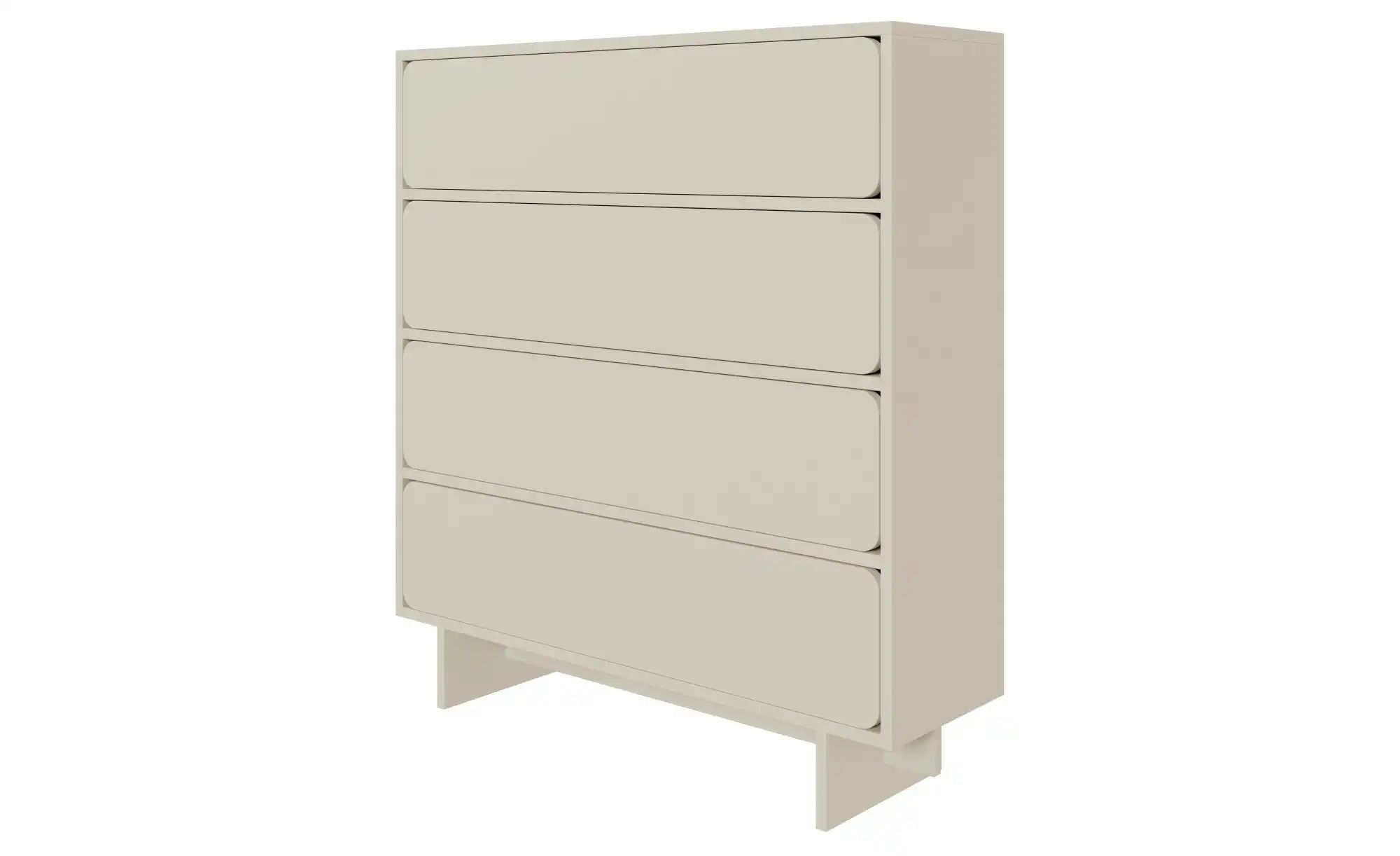 Kommode   ¦ beige ¦ Maße (cm): B: 100,8 H: 111,8 Kommoden & Sideboards > Ko günstig online kaufen