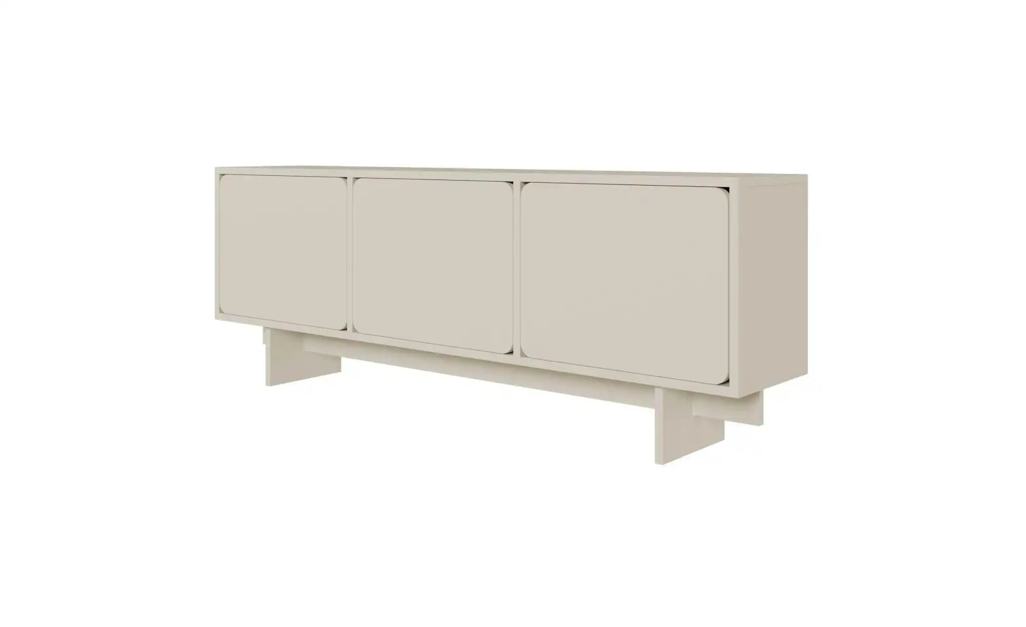 Lowboard   ¦ grau ¦ Maße (cm): B: 150,4 H: 55 Kommoden & Sideboards > Lowbo günstig online kaufen
