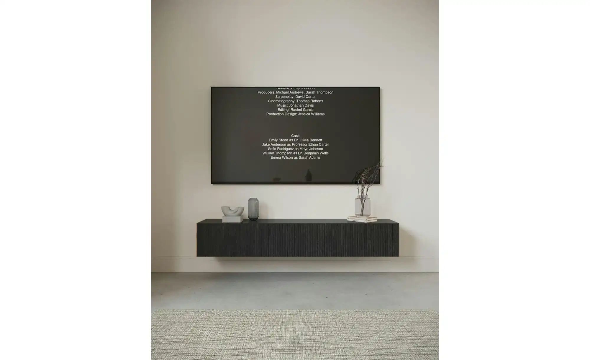 Thumbnail - Selsey Hängeboard Noelie ¦ schwarz ¦ Maße (cm): B: 175,5 H: 28,5 T: 31.6 Kommoden & Sideboards > Lowboards - Höffner