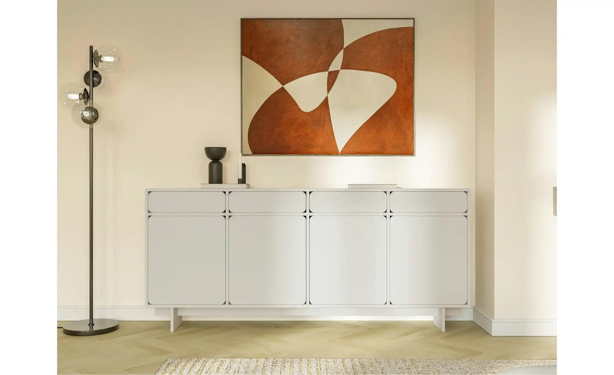 Thumbnail - Selsey Sideboard Wuwu ¦ beige ¦ Maße (cm): B: 200 H: 88 T: 35.0 Kommoden & Sideboards > Sideboards - Höffner