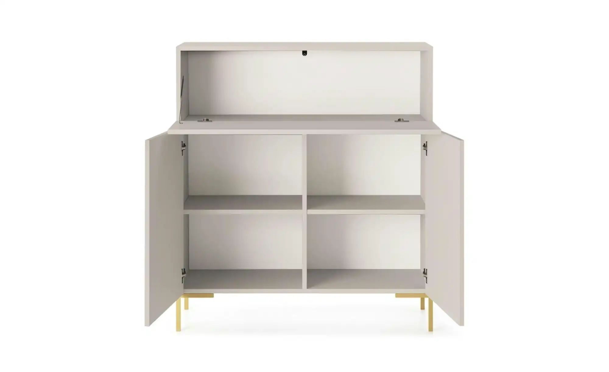 Highboard  Lammelo ¦ beige ¦ Maße (cm): B: 92 H: 104 T: 38.0 Kommoden & Sid günstig online kaufen