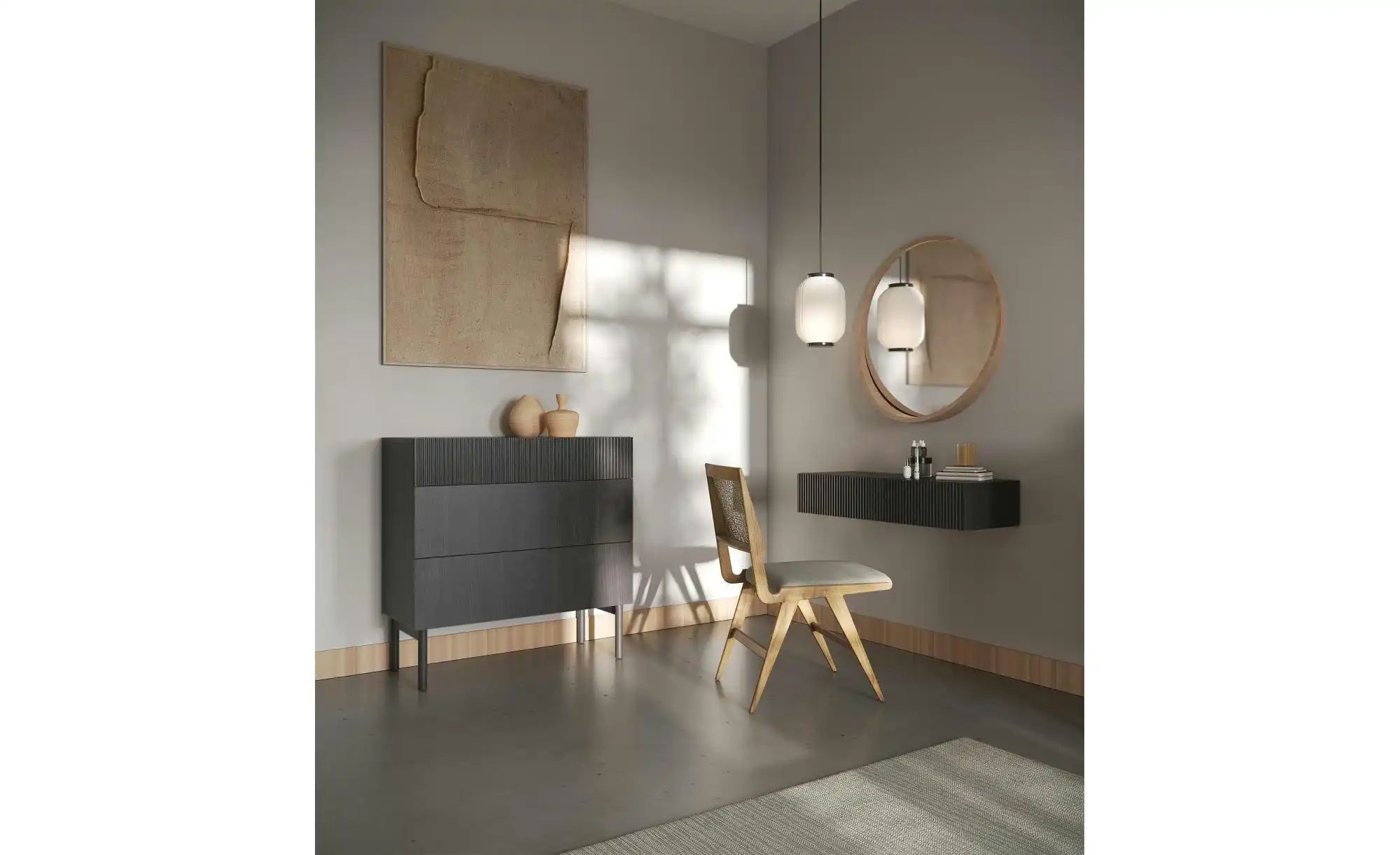 Thumbnail - Selsey Sideboard Noelie ¦ schwarz ¦ Maße (cm): B: 100 H: 90,6 T: 38.0 Kommoden & Sideboards > Sideboards - Höffner