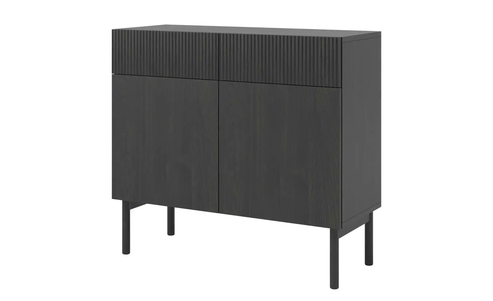 Sideboard  Noelie ¦ schwarz ¦ Maße (cm): B: 100 H: 90,6 T: 38.0 Kommoden & günstig online kaufen