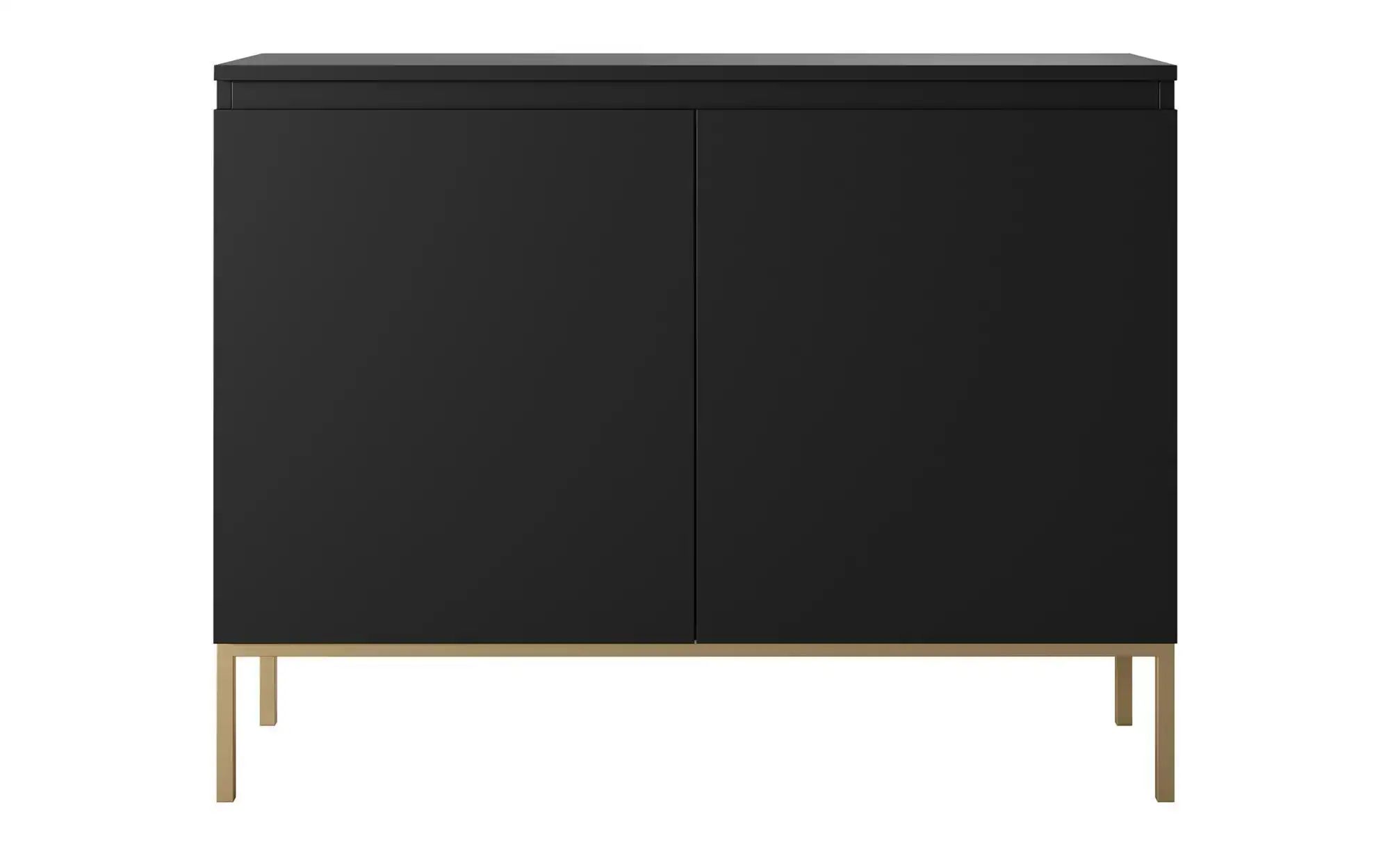 Sideboard   ¦ schwarz ¦ Maße (cm): B: 100 H: 77 Kommoden & Sideboards > Sid günstig online kaufen