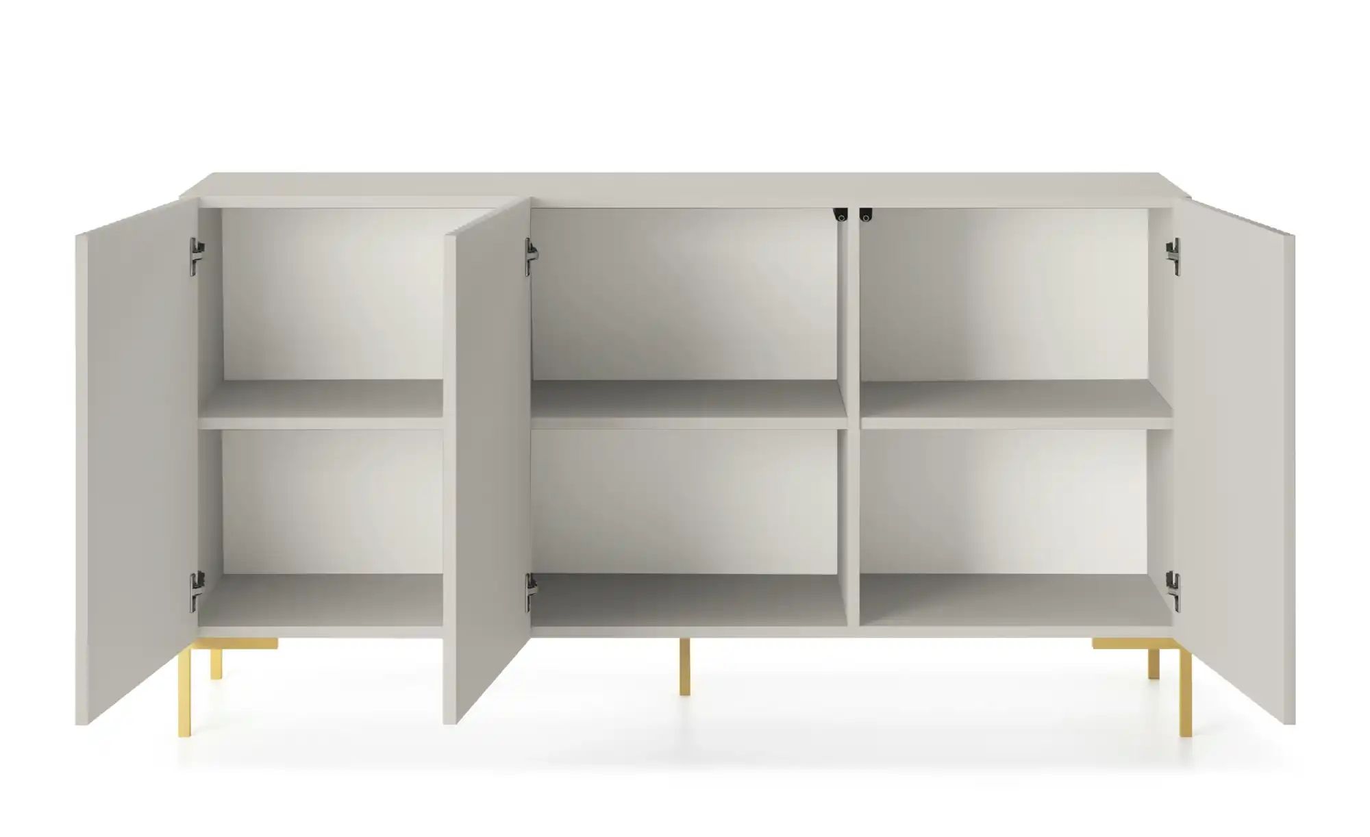 Sideboard   ¦ beige ¦ Maße (cm): B: 140 H: 75 Kommoden & Sideboards > Sideb günstig online kaufen