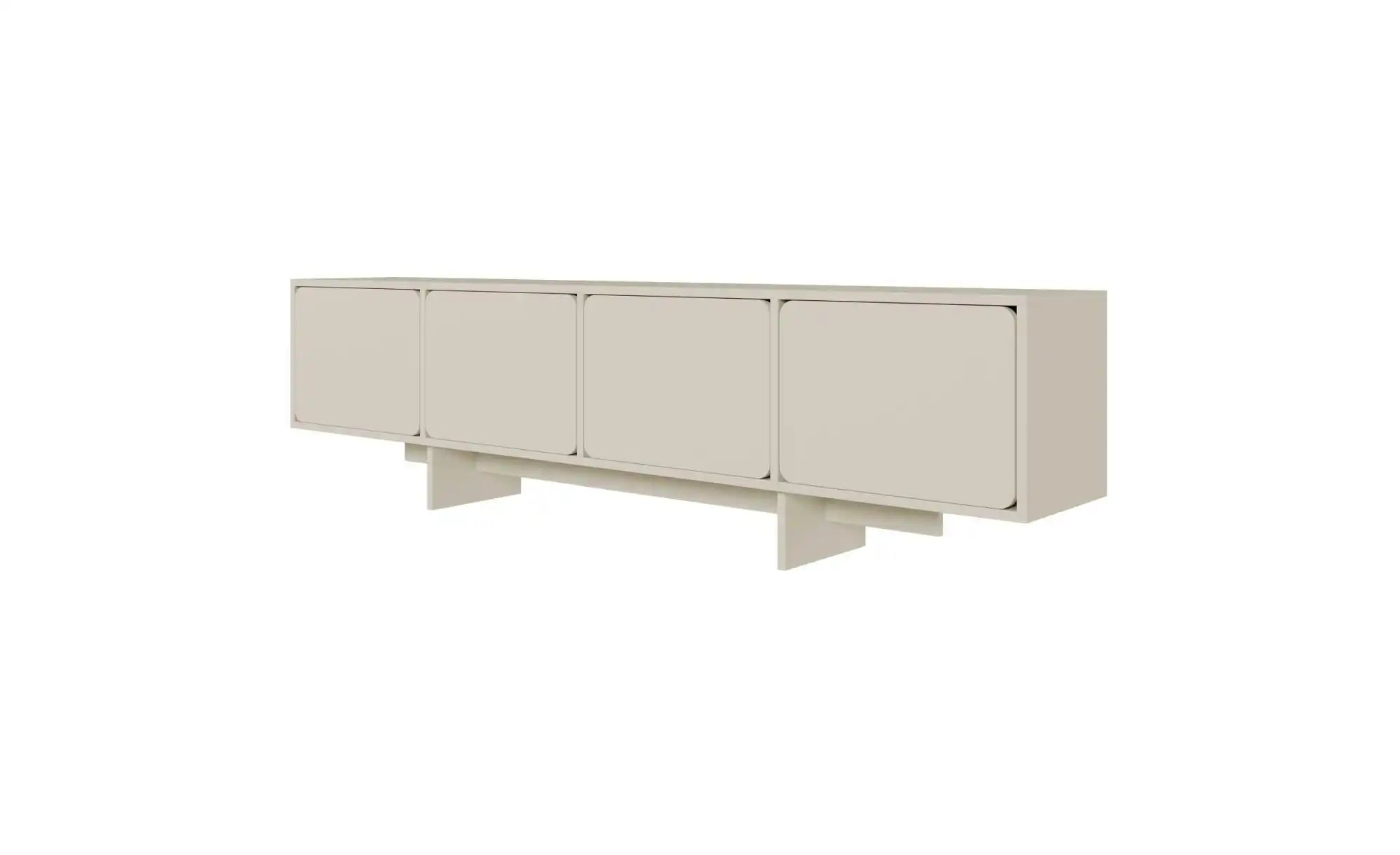 Lowboard   ¦ grau ¦ Maße (cm): B: 200 H: 55 Kommoden & Sideboards > Lowboar günstig online kaufen