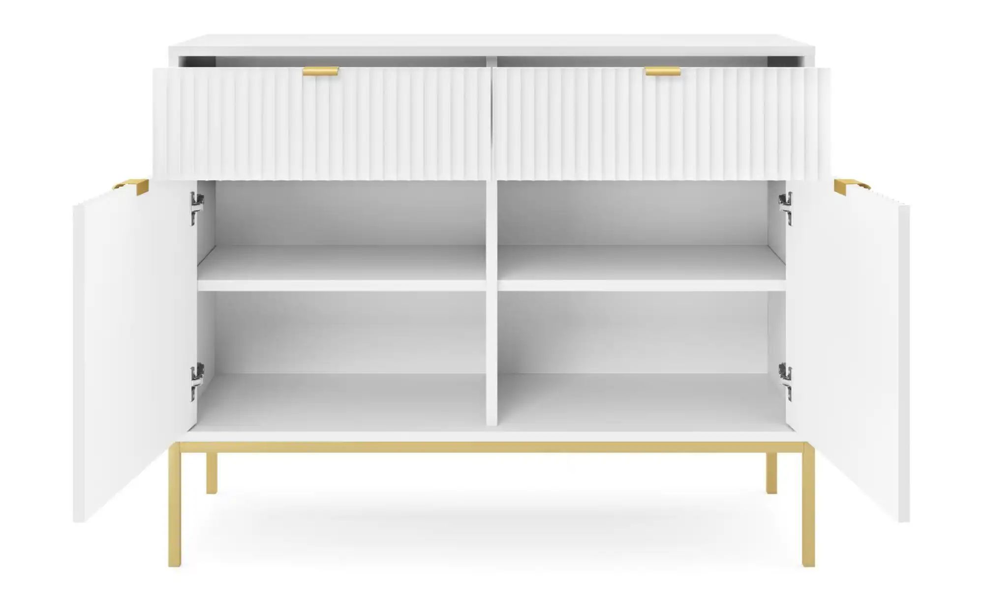 Sideboard  Vellore ¦ weiß ¦ Maße (cm): B: 104 H: 83 Kommoden & Sideboards > günstig online kaufen