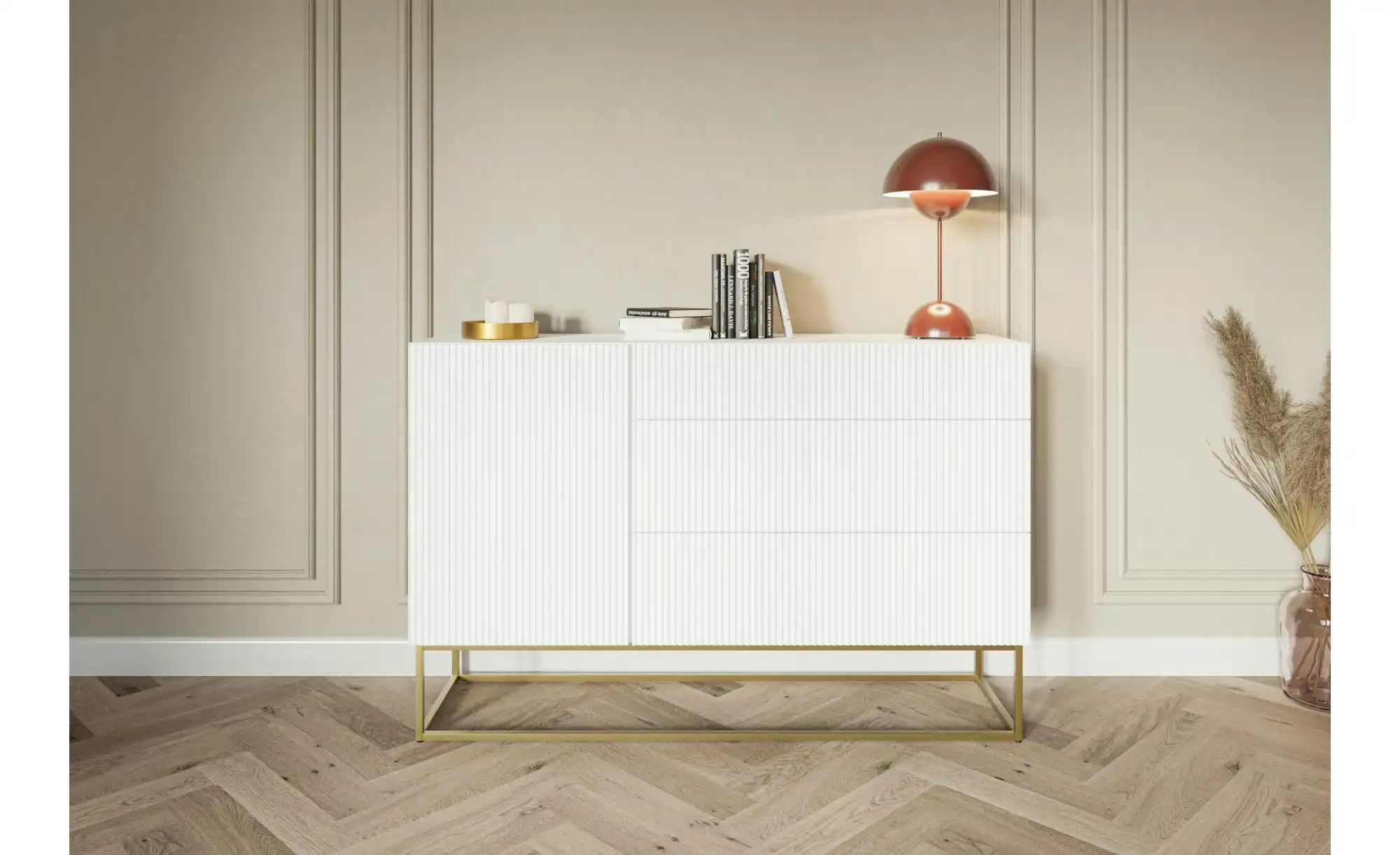Sideboard  Veldio ¦ weiß ¦ Maße (cm): B: 140 H: 90 Kommoden & Sideboards > günstig online kaufen