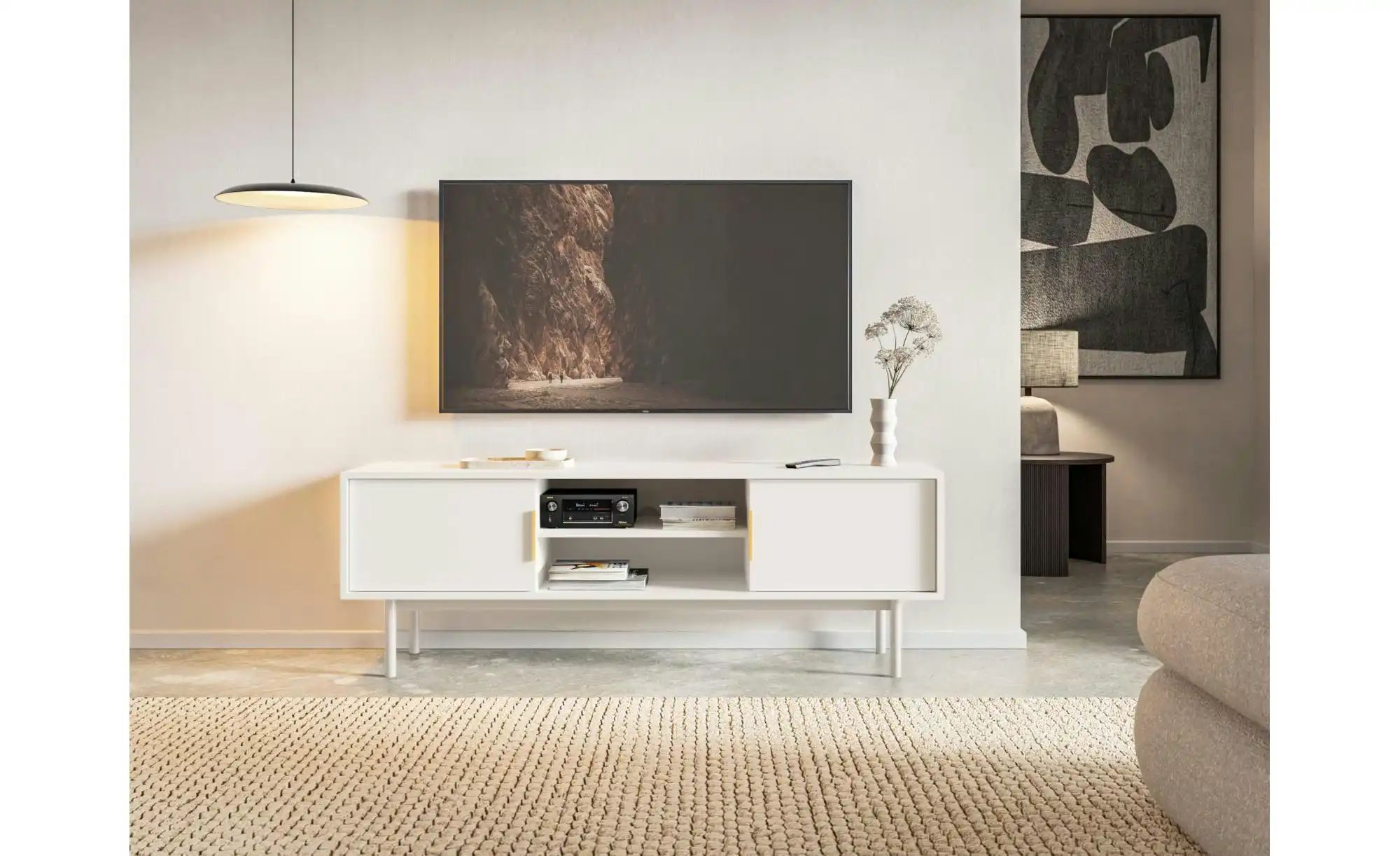 Selsey Lowboard  Viviaro ¦ weiß ¦ Maße (cm): B: 154 H: 53,4 Kommoden & Side günstig online kaufen