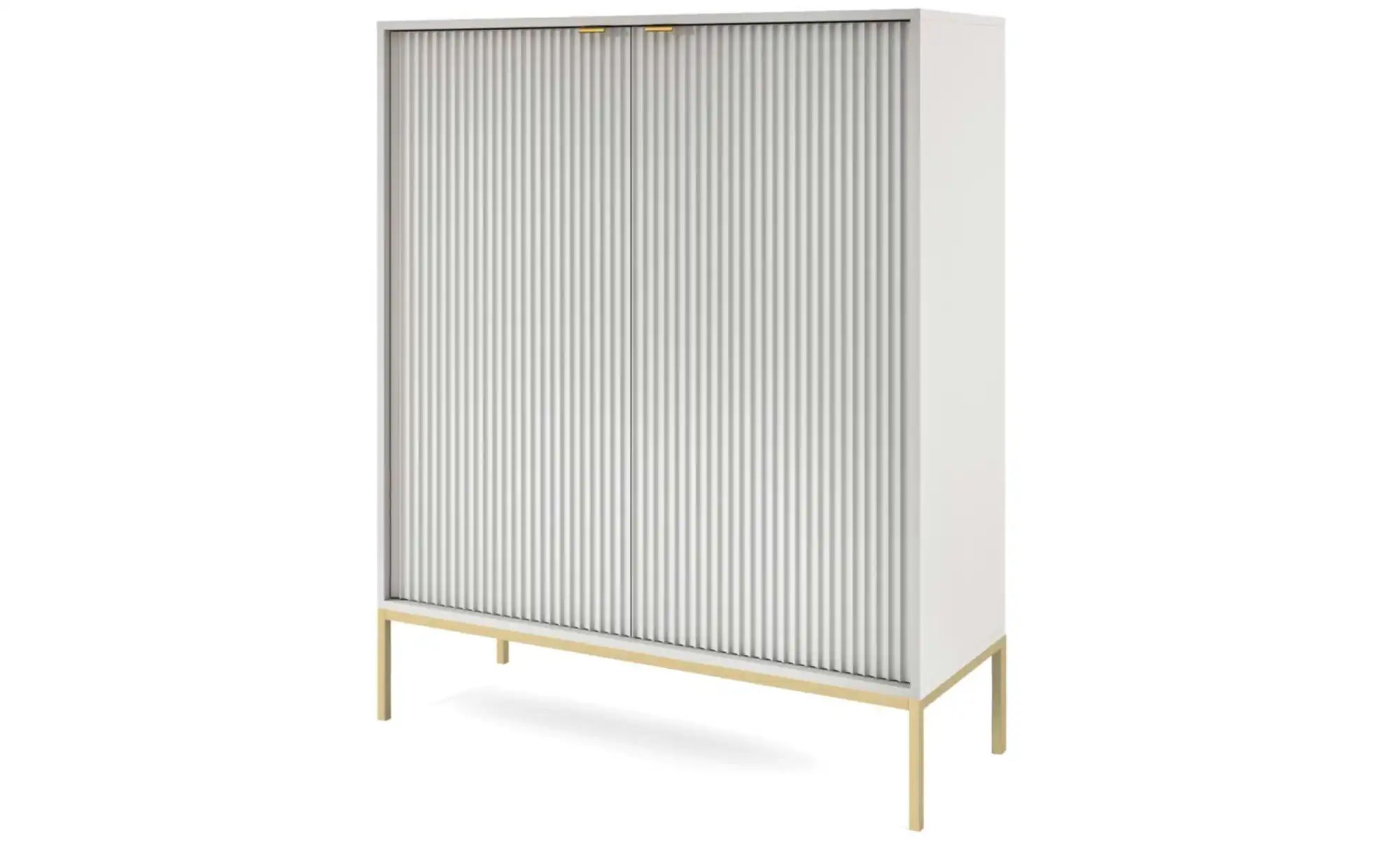 Selsey Highboard  Vellore ¦ grau ¦ Maße (cm): B: 104 H: 125 Kommoden & Side günstig online kaufen