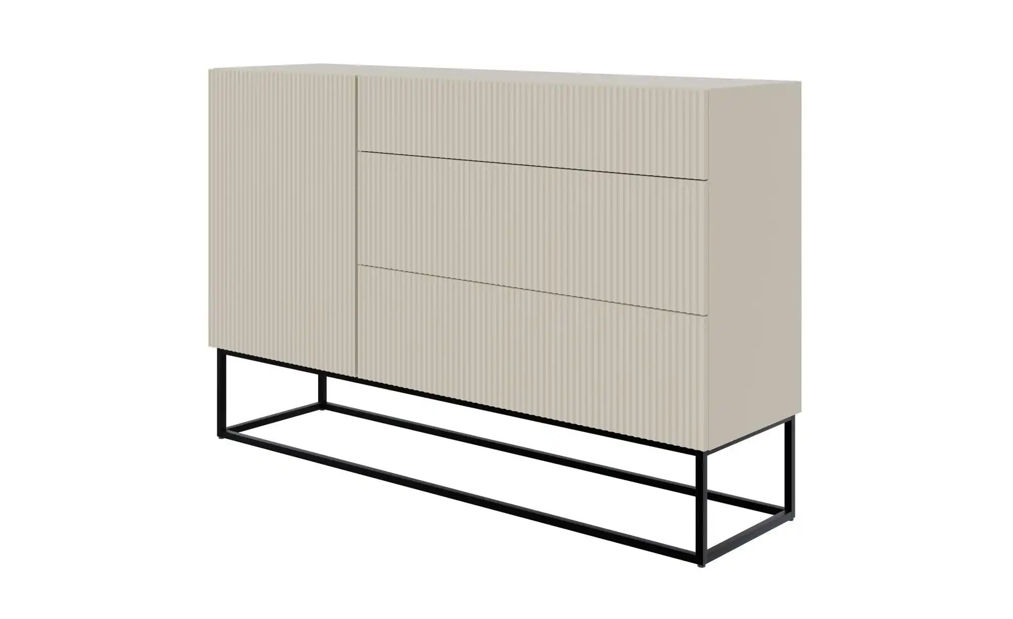 Sideboard  Veldio ¦ beige ¦ Maße (cm): B: 140 H: 90 Kommoden & Sideboards > günstig online kaufen