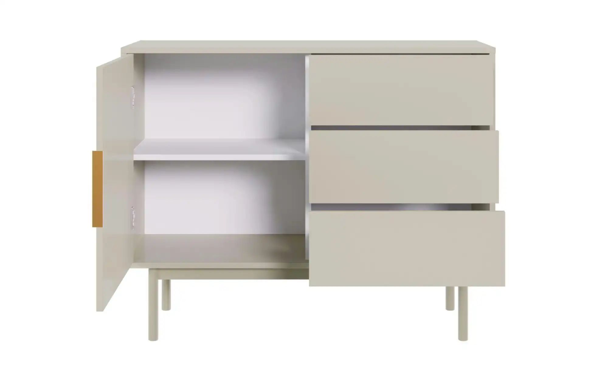 Sideboard  Viviaro ¦ beige ¦ Maße (cm): B: 104 H: 82 Kommoden & Sideboards günstig online kaufen