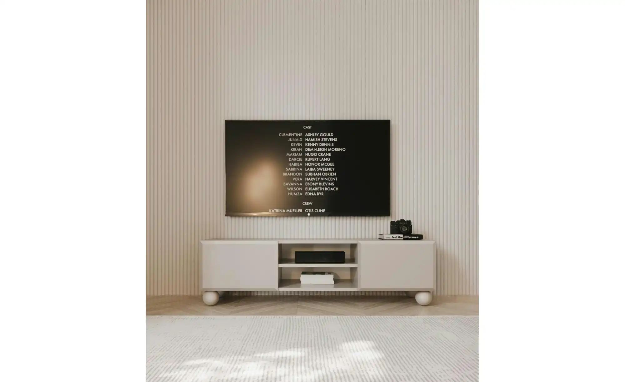 Thumbnail - Selsey Lowboard  Chocolated ¦ beige ¦ Maße (cm): B: 137 H: 40,5 Kommoden & Sideboards > Lowboards - Höffner