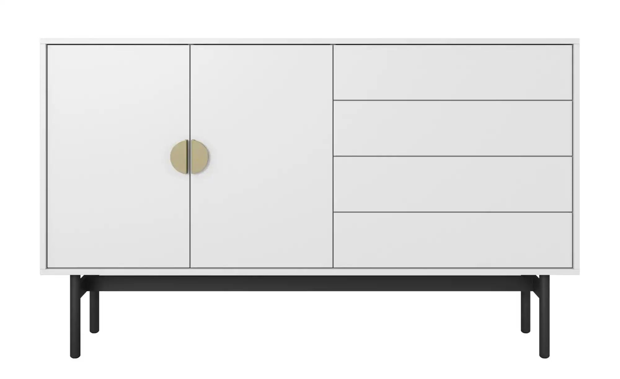 Sideboard  Stoon ¦ weiß ¦ Maße (cm): B: 154 H: 92,5 Kommoden & Sideboards > günstig online kaufen