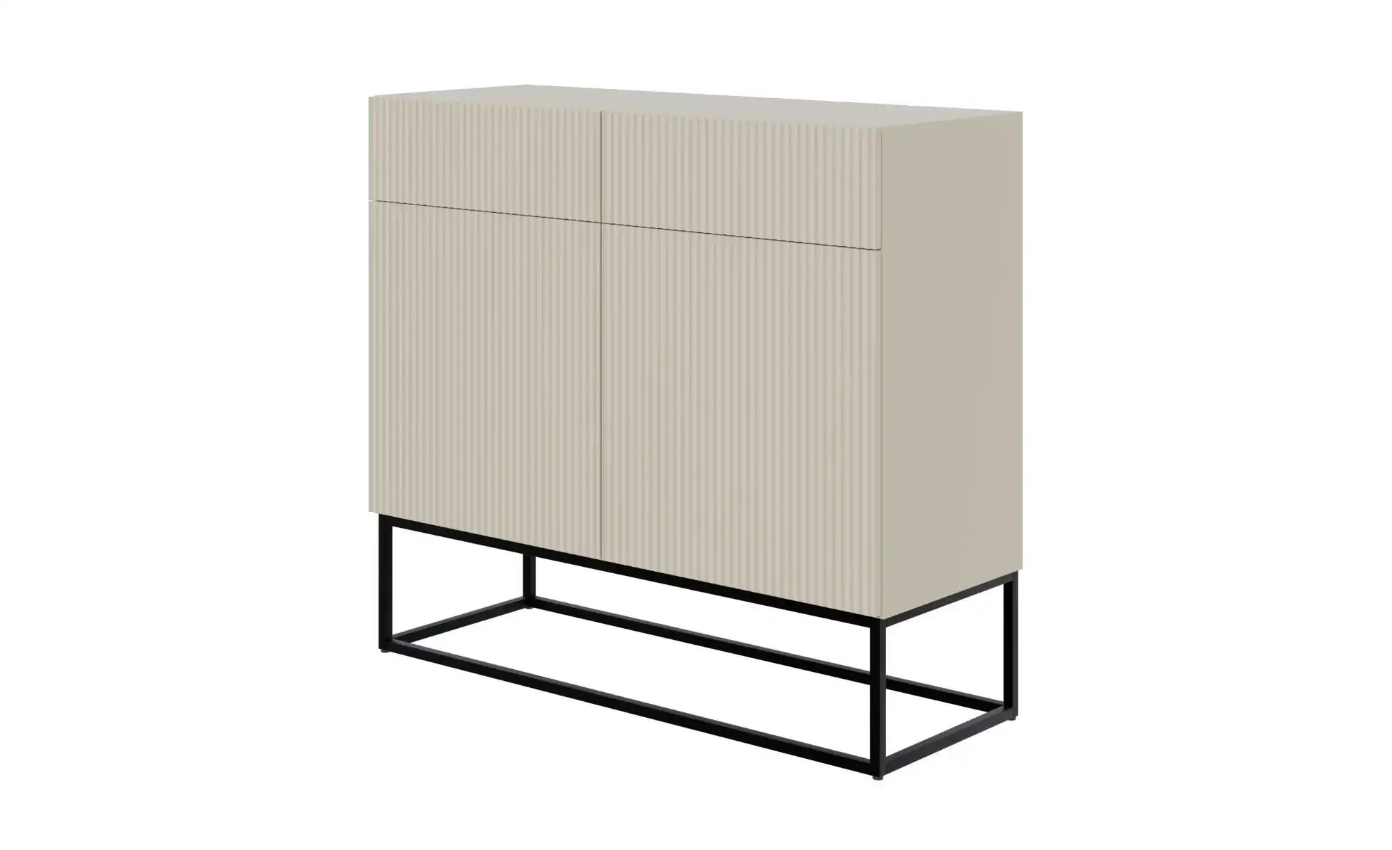 Sideboard  Veldio ¦ beige ¦ Maße (cm): B: 100 H: 90 Kommoden & Sideboards > günstig online kaufen