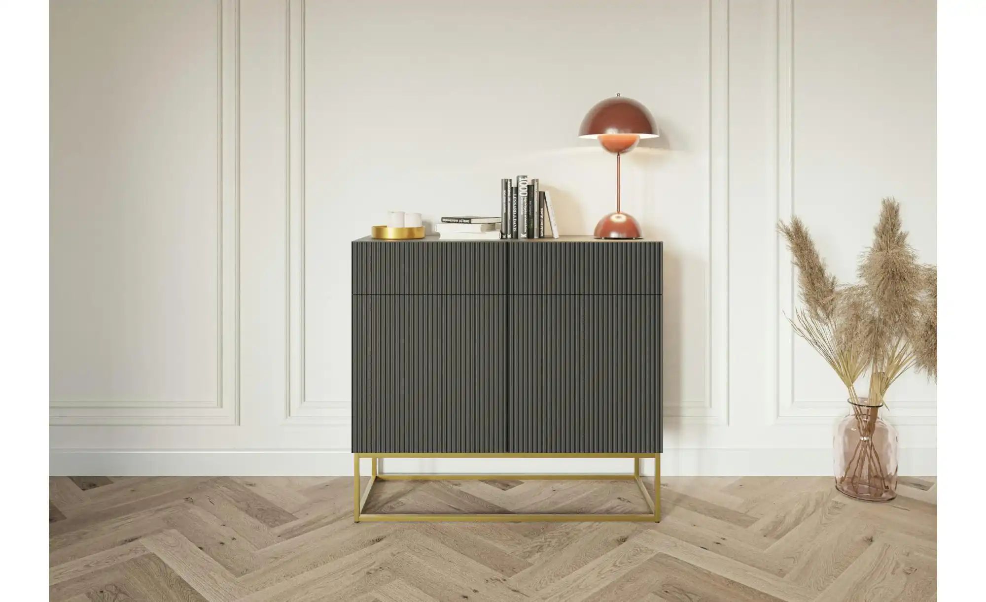 Selsey Sideboard  Veldio ¦ schwarz ¦ Maße (cm): B: 100 H: 90 Kommoden & Sid günstig online kaufen