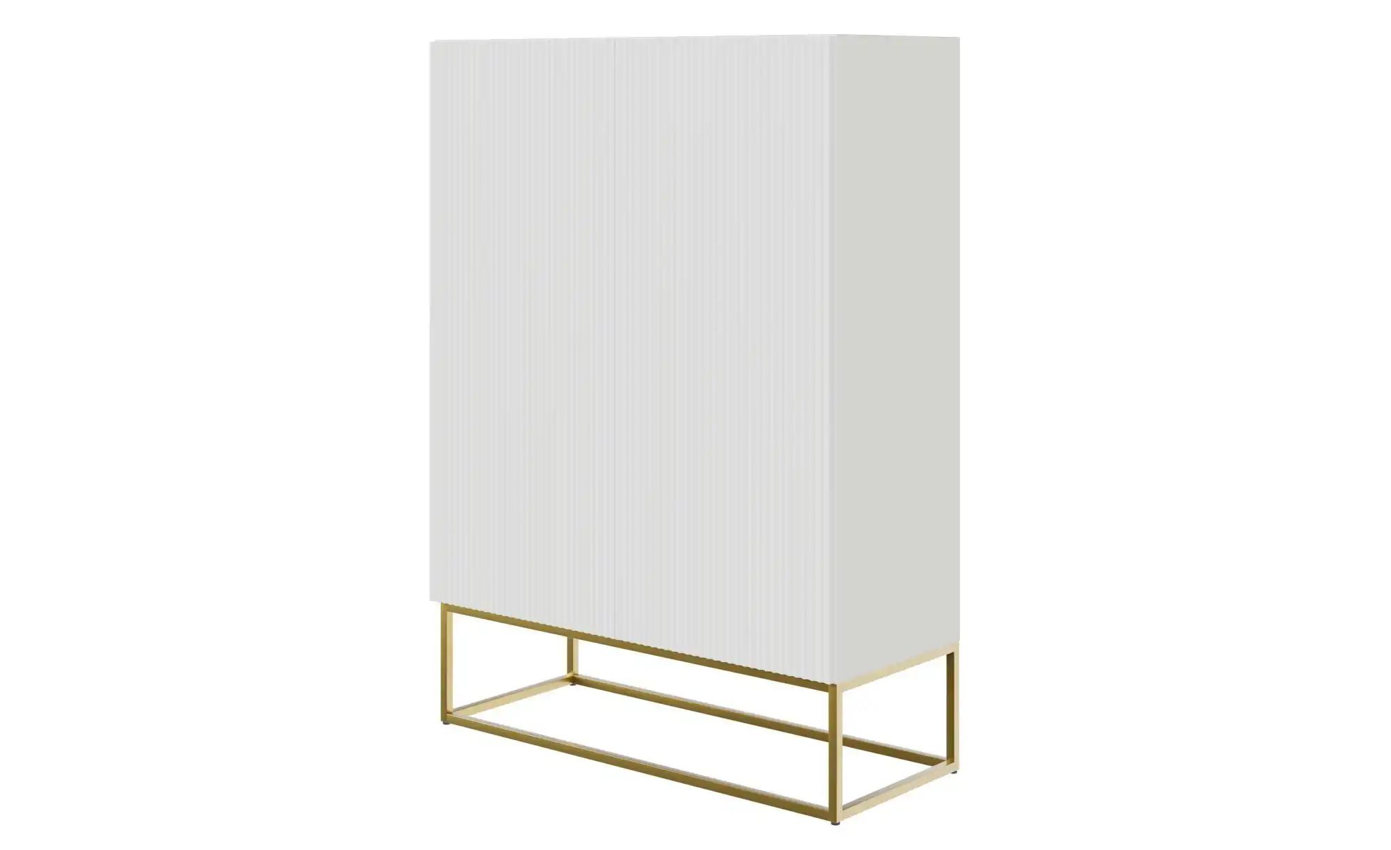 Selsey Highboard  Veldio ¦ beige ¦ Maße (cm): B: 90 H: 125 Kommoden & Sideb günstig online kaufen
