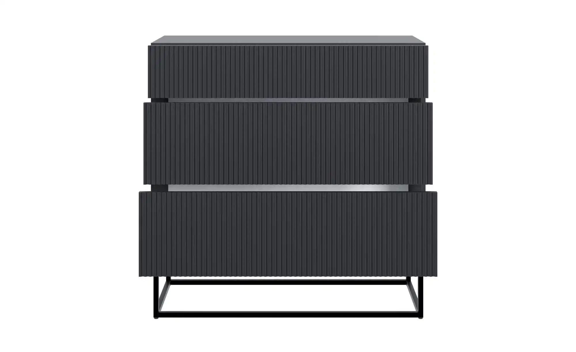 Highboard  Veldio ¦ schwarz ¦ Maße (cm): B: 90 H: 90 Kommoden & Sideboards günstig online kaufen