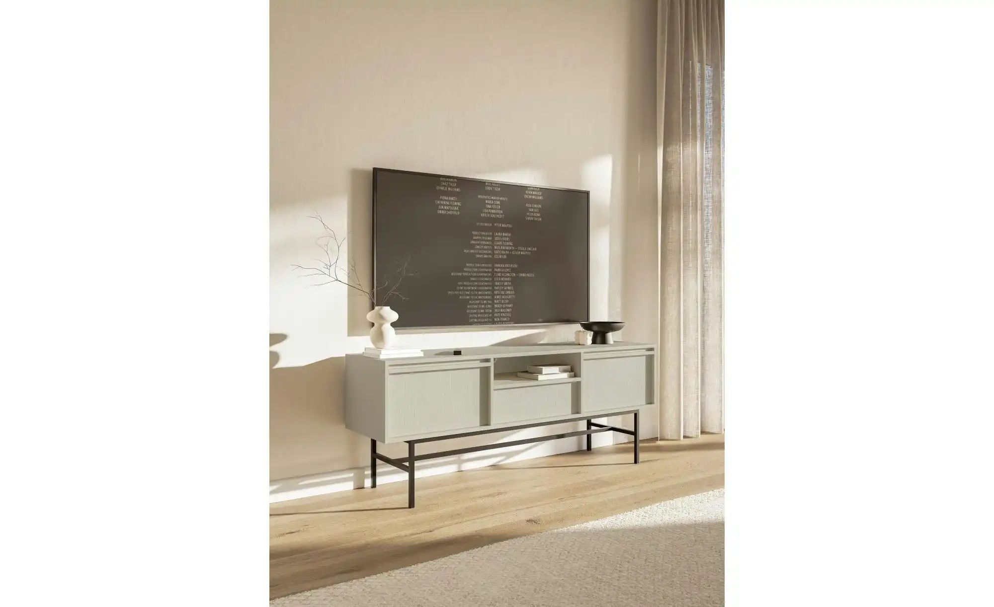 Thumbnail - Selsey Lowboard  Evo ¦ beige ¦ Maße (cm): B: 154 H: 59,8 Kommoden & Sideboards > Lowboards - Höffner