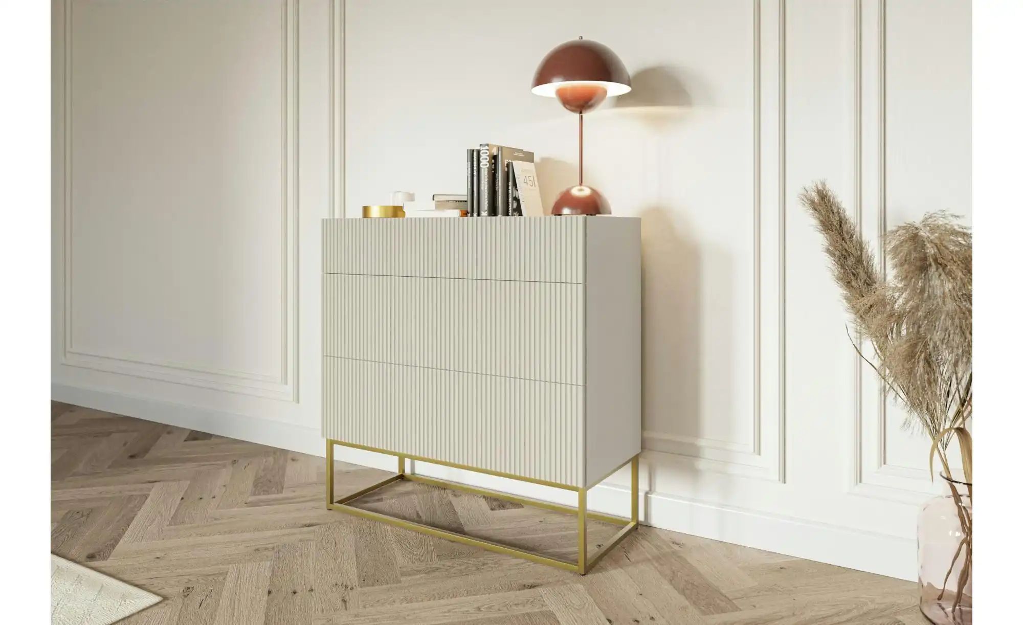 Thumbnail - Kommode Veldio ¦ beige ¦ Maße (cm): B: 90 H: 90 Kommoden & Sideboards > Kommoden - Höffner