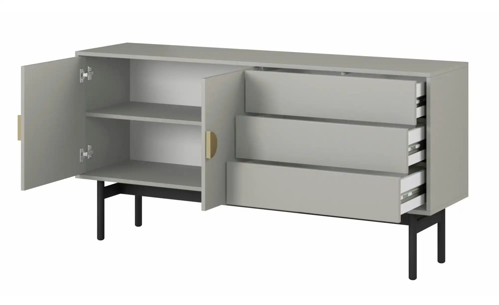 Thumbnail - Selsey Sideboard Stoon ¦ grau ¦ Maße (cm): B: 154 H: 76,1 Kommoden & Sideboards > Sideboards - Höffner