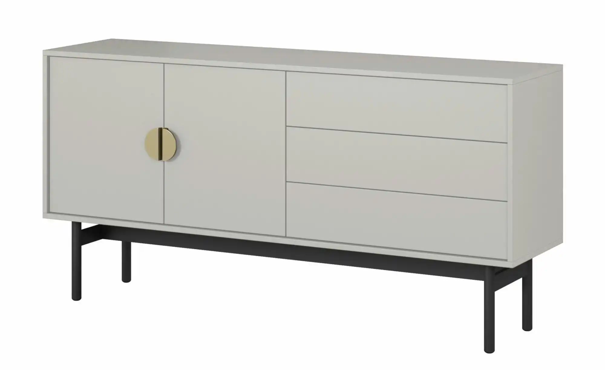 Selsey Sideboard  Stoon ¦ grau ¦ Maße (cm): B: 154 H: 76,1 Kommoden & Sideb günstig online kaufen