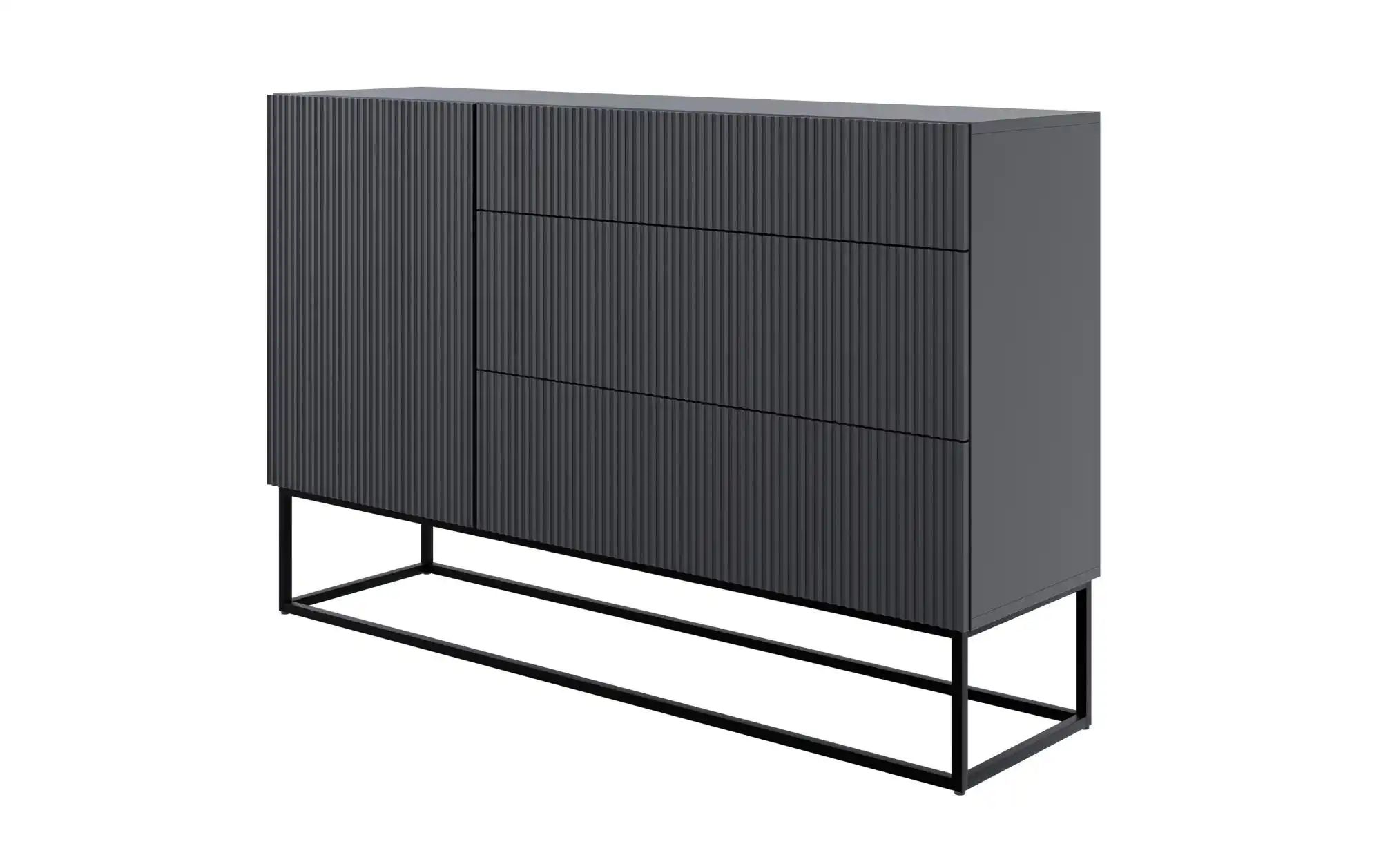 Selsey Sideboard  Veldio ¦ schwarz ¦ Maße (cm): B: 140 H: 90 Kommoden & Sid günstig online kaufen