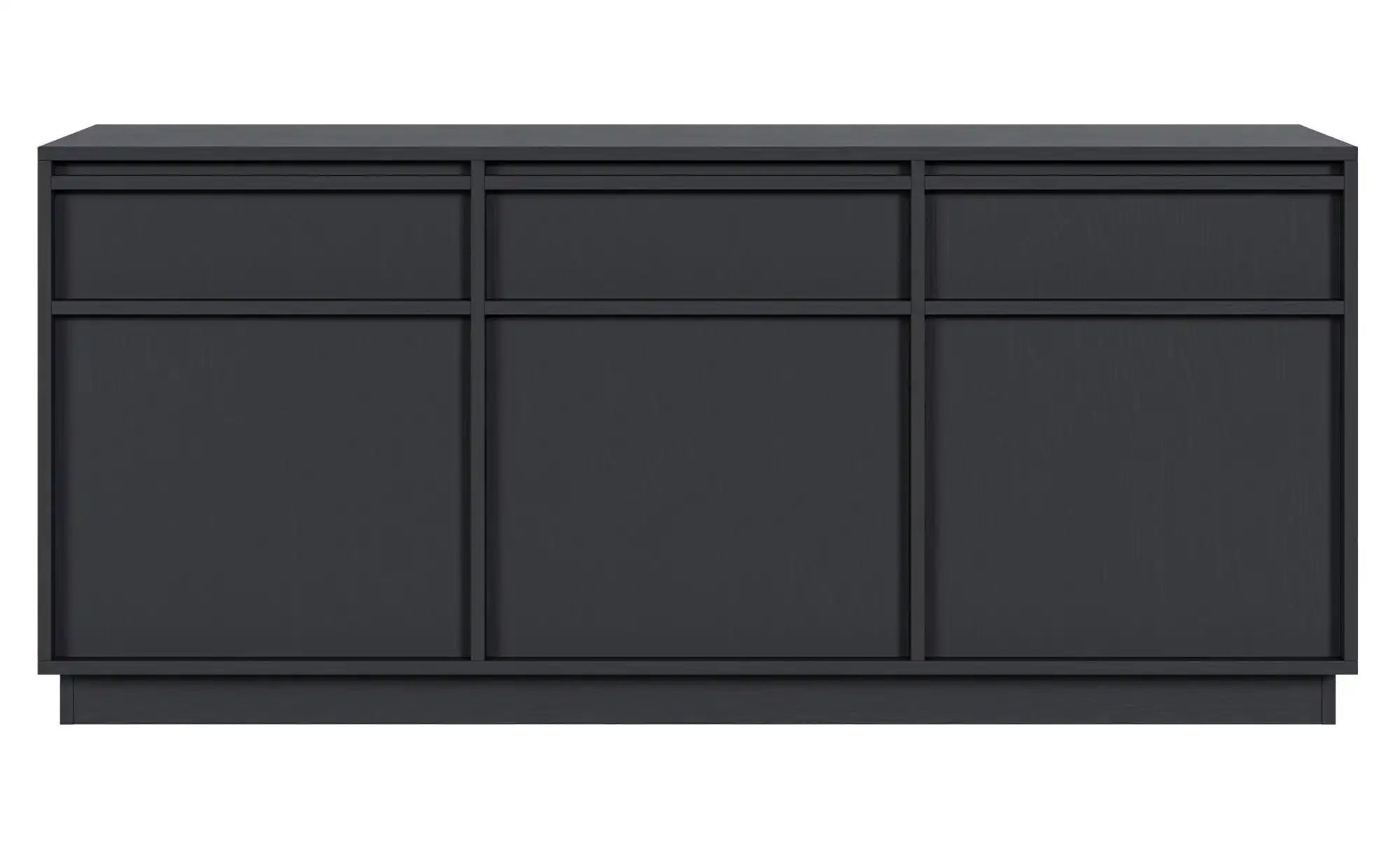Thumbnail - Selsey Sideboard  Evo ¦ schwarz ¦ Maße (cm): B: 154 H: 68,6 Kommoden & Sideboards > Sideboards - Höffner