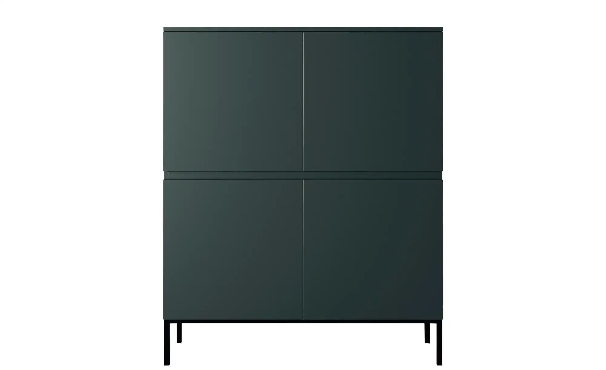 Thumbnail - Selsey Highboard Bemmi ¦ grün ¦ Maße (cm): B: 100 H: 122 Kommoden & Sideboards > Highboards - Höffner