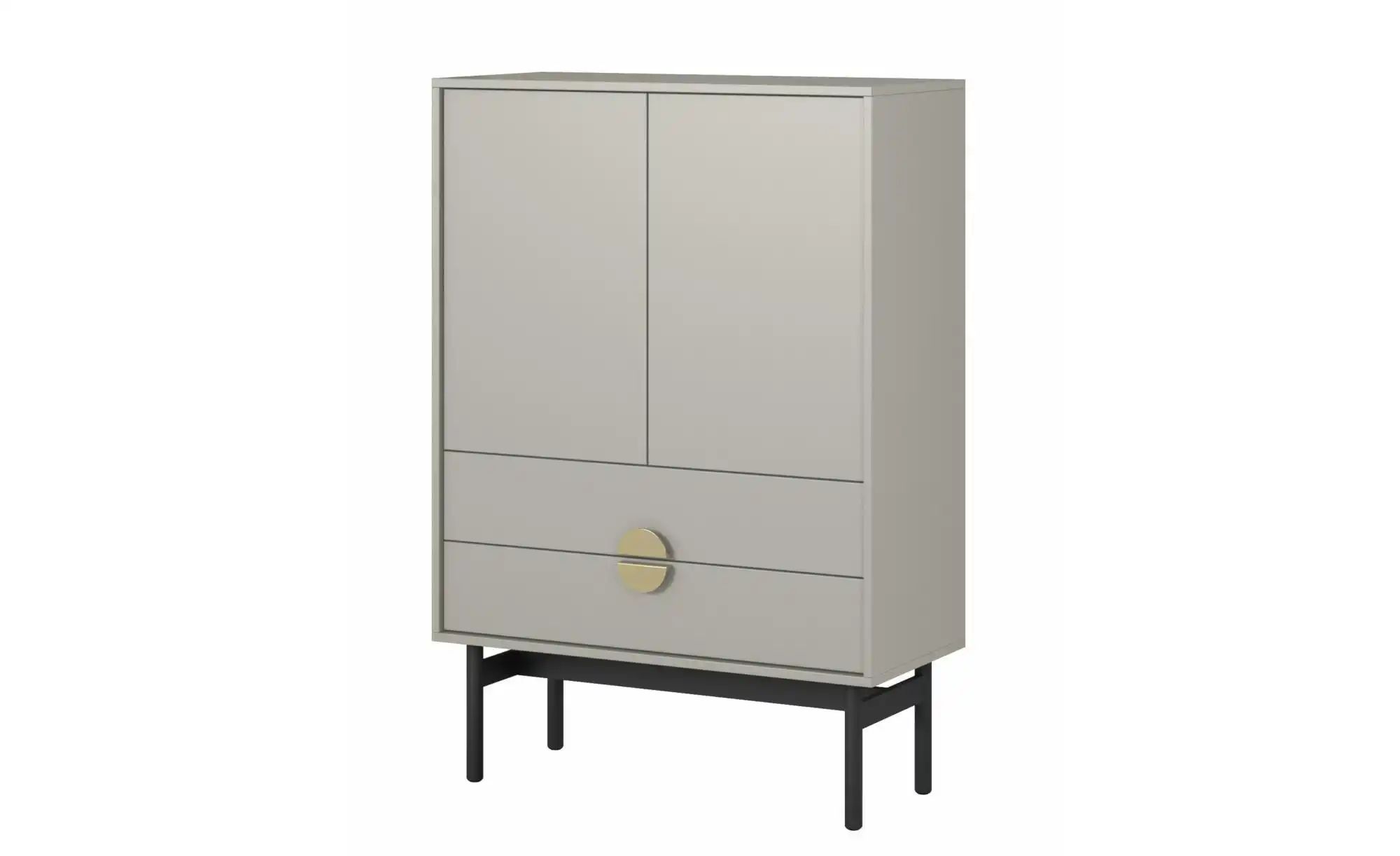 Highboard  Stoon ¦ beige ¦ Maße (cm): B: 85,5 H: 123,7 Kommoden & Sideboard günstig online kaufen