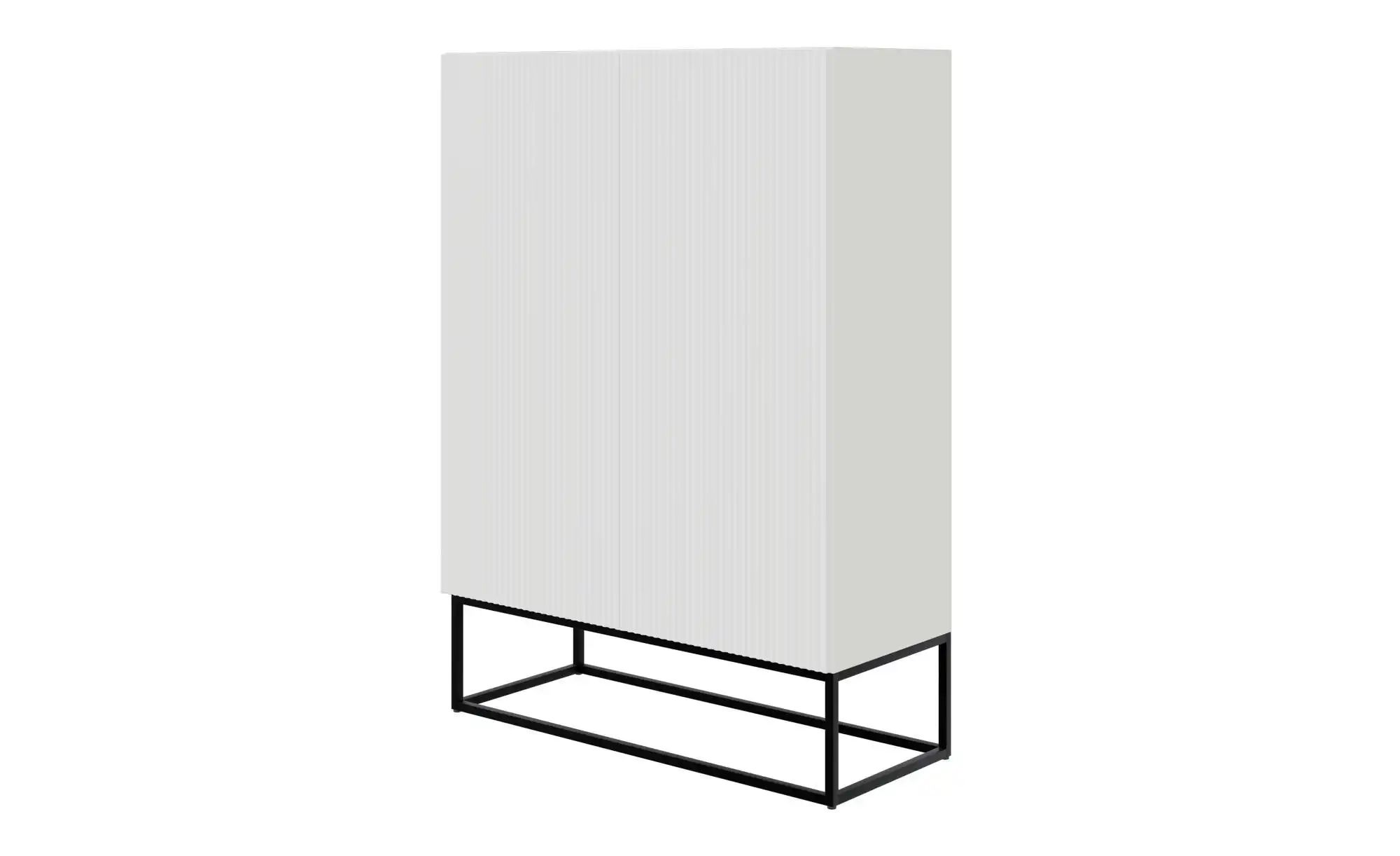 Selsey Highboard  Veldio ¦ weiß ¦ Maße (cm): B: 90 H: 125 Kommoden & Sidebo günstig online kaufen