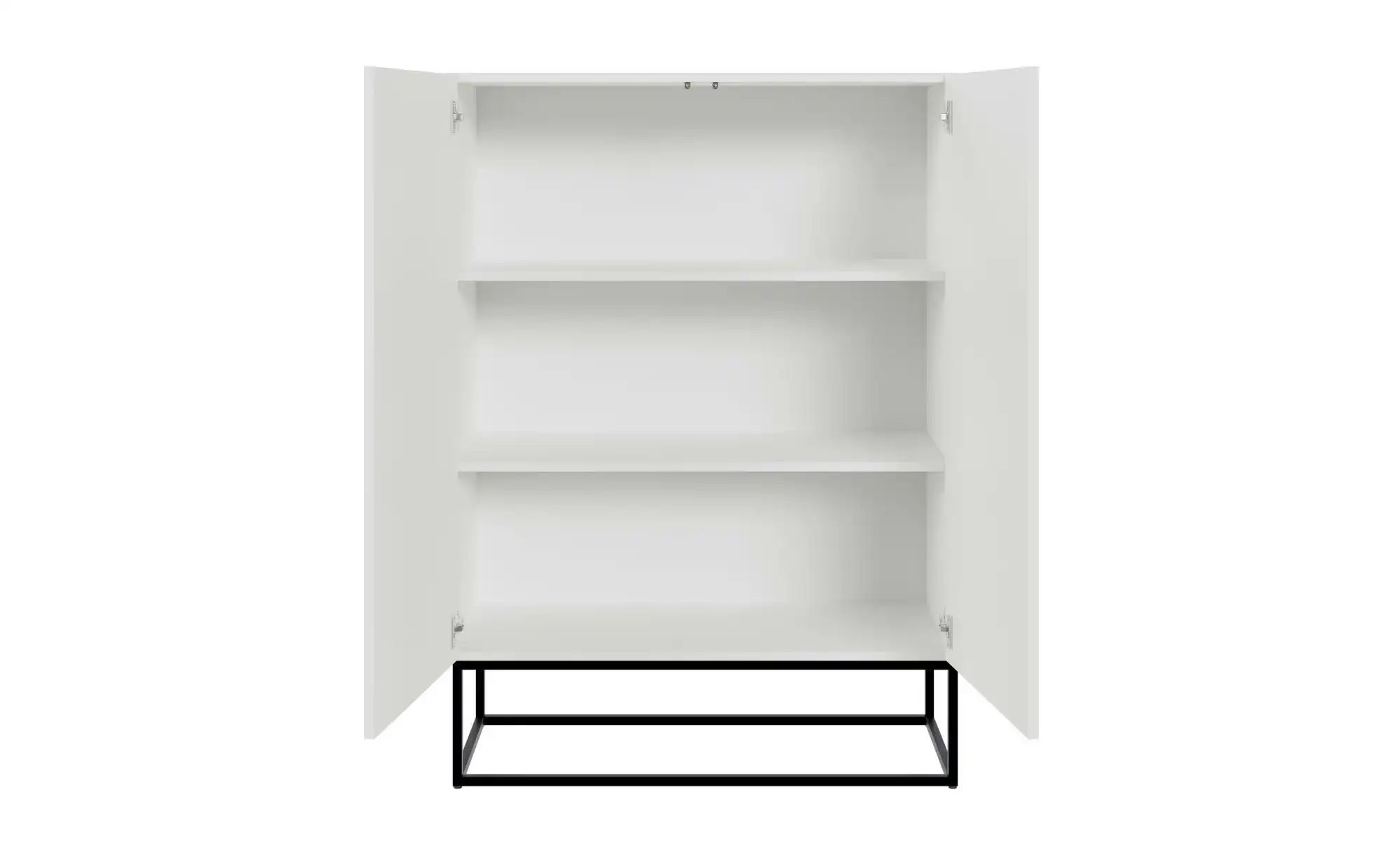 Selsey Highboard  Veldio ¦ weiß ¦ Maße (cm): B: 90 H: 125 Kommoden & Sidebo günstig online kaufen