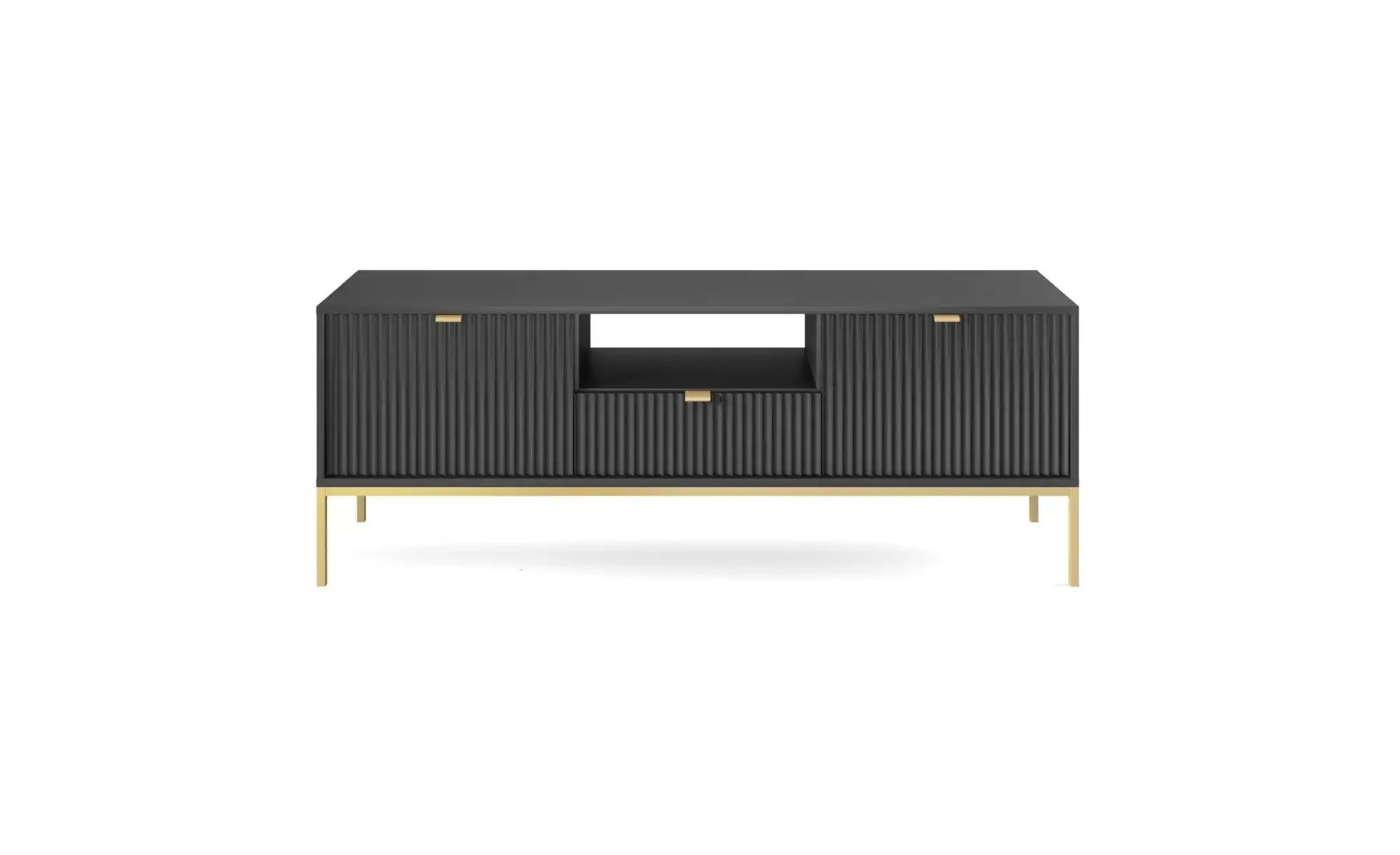 Selsey Lowboard  Vellore ¦ schwarz ¦ Maße (cm): B: 154 H: 56 Kommoden & Sid günstig online kaufen