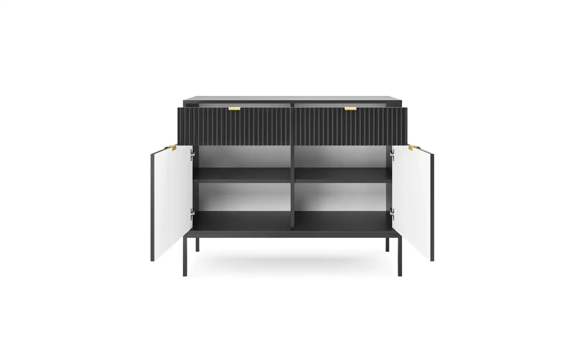 Selsey Sideboard  Vellore ¦ schwarz ¦ Maße (cm): B: 104 H: 83 Kommoden & Si günstig online kaufen