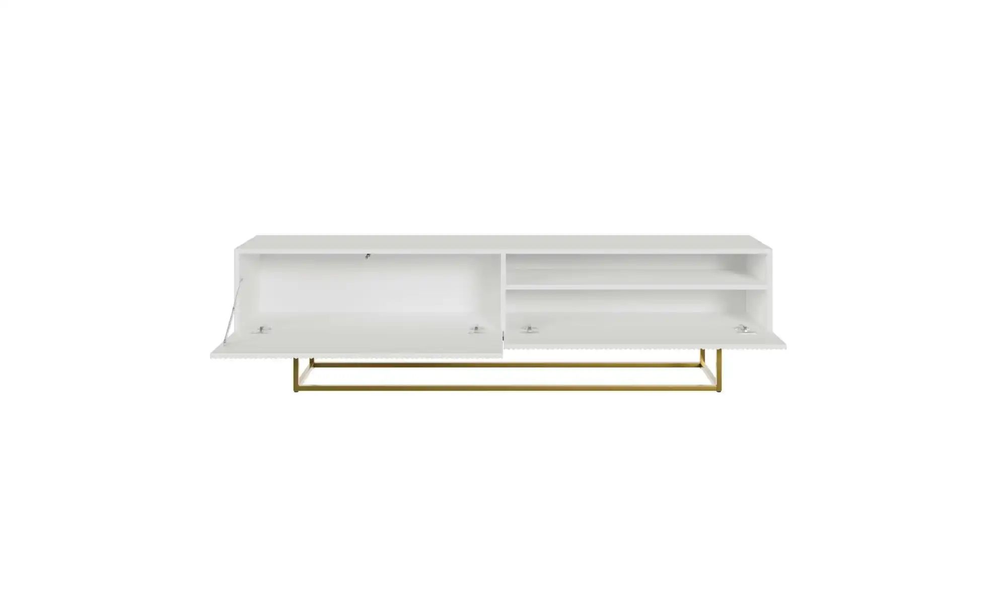 Lowboard  Veldio ¦ weiß ¦ Maße (cm): B: 175 H: 46,5 Kommoden & Sideboards > günstig online kaufen