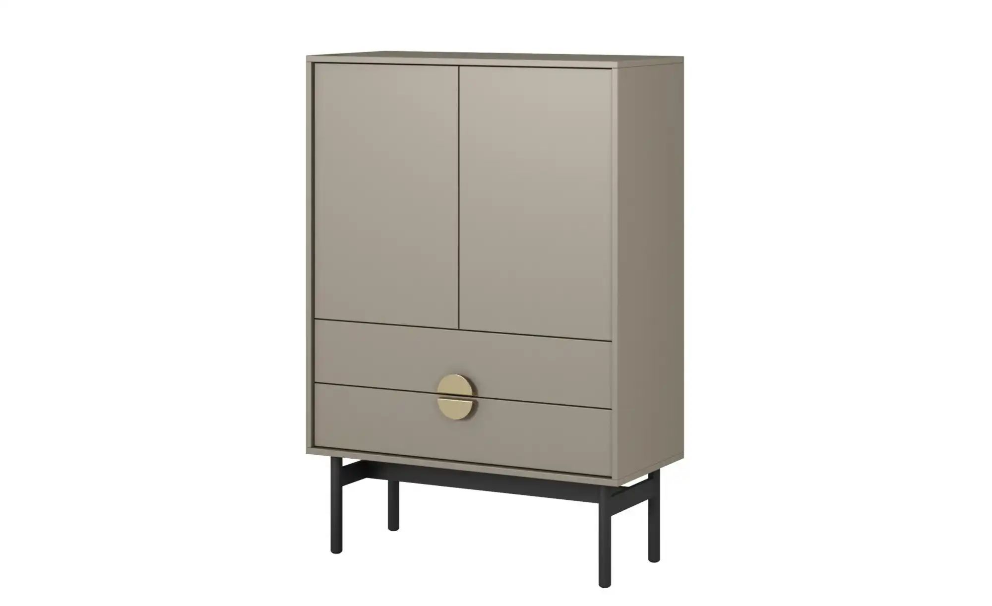 Highboard  Stoon ¦ beige ¦ Maße (cm): B: 85,5 H: 123,7 Kommoden & Sideboard günstig online kaufen