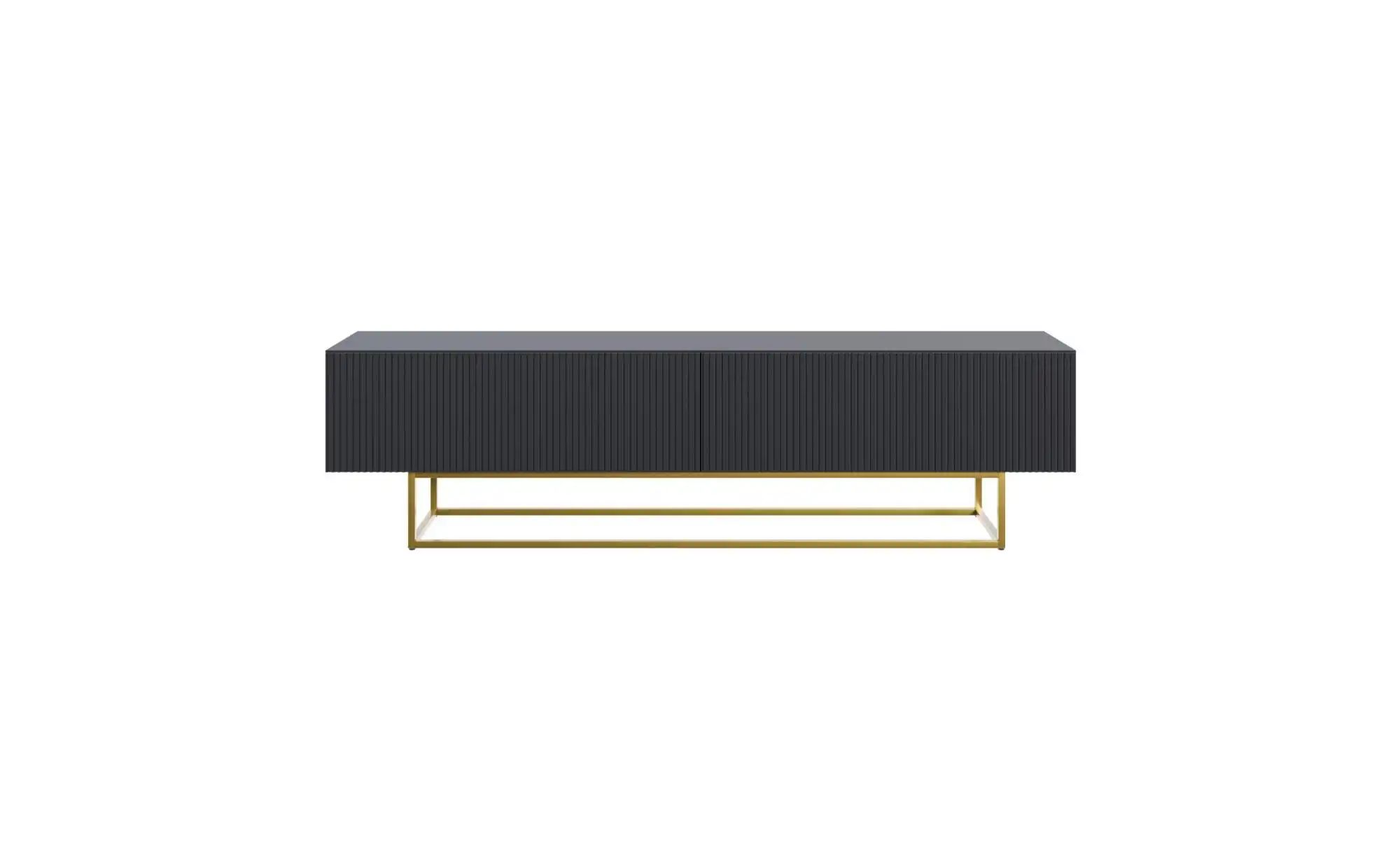 Lowboard  Veldio ¦ schwarz ¦ Maße (cm): B: 175 H: 46,5 Kommoden & Sideboard günstig online kaufen