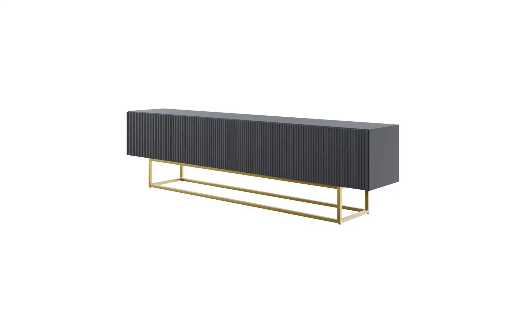 Lowboard  Veldio ¦ schwarz ¦ Maße (cm): B: 175 H: 46,5 Kommoden & Sideboard günstig online kaufen