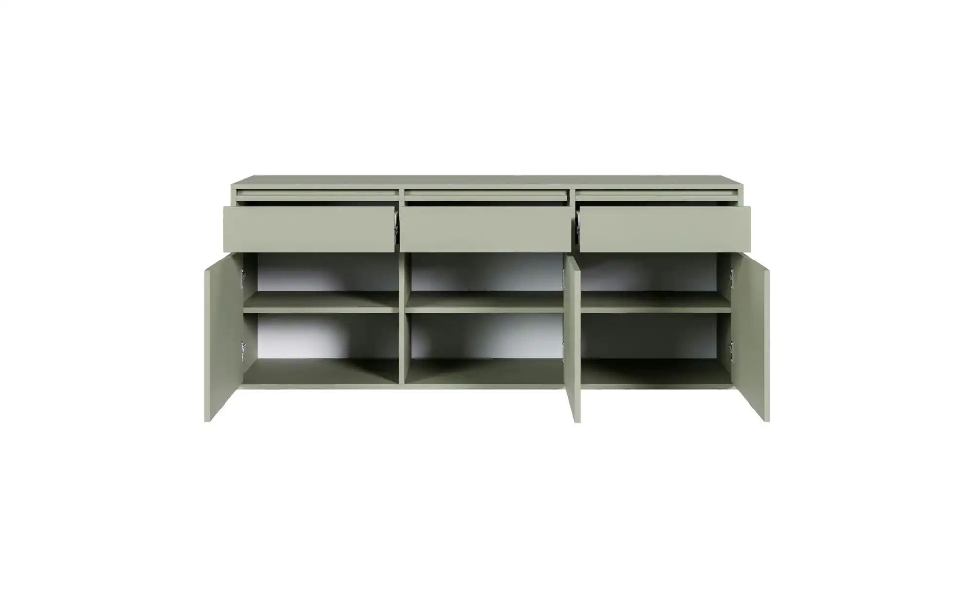 Selsey Sideboard  Evo ¦ grün ¦ Maße (cm): B: 154 H: 61,6 Schränke > Hängesc günstig online kaufen