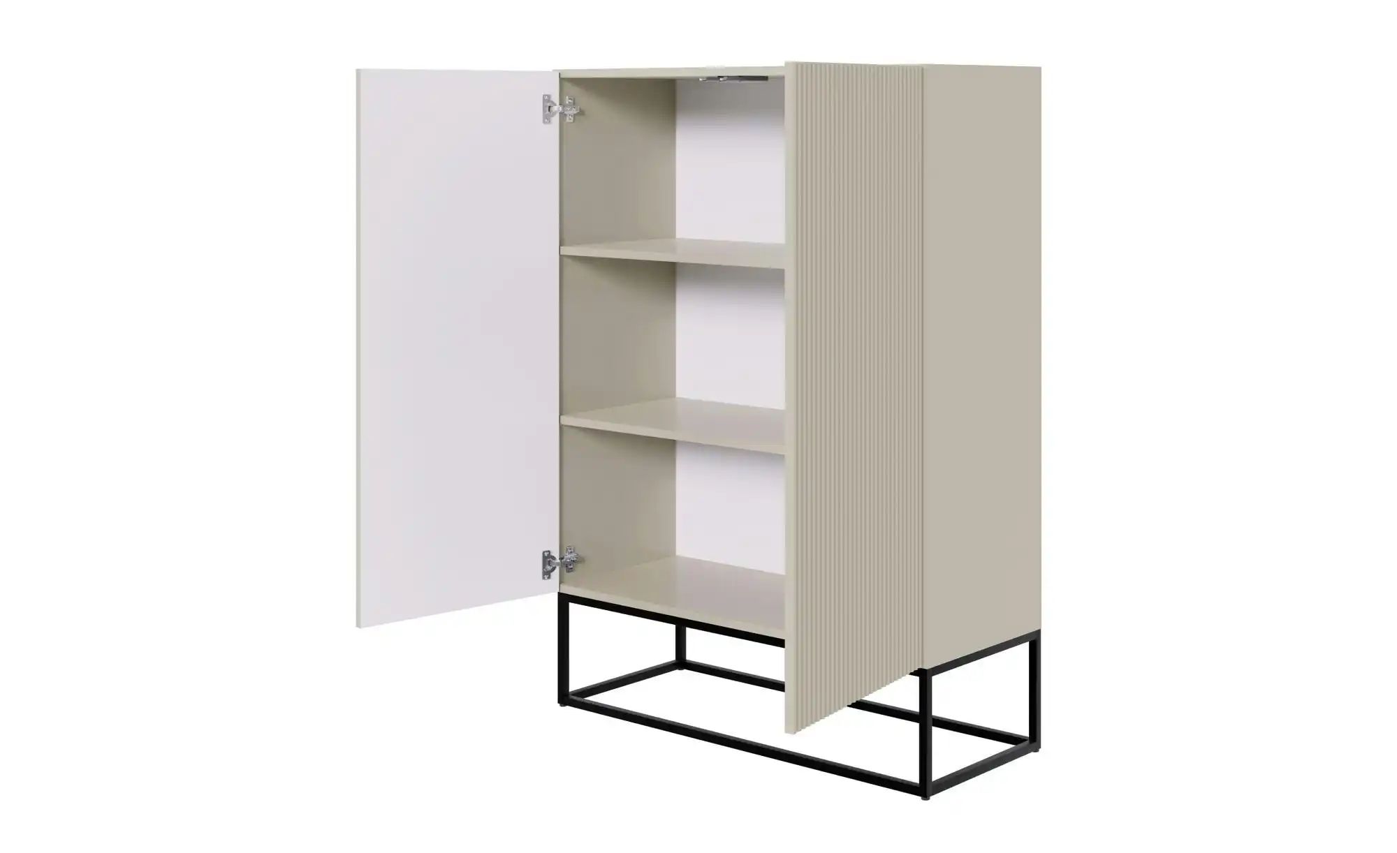 Thumbnail - Selsey Highboard Veldio ¦ beige ¦ Maße (cm): B: 90 H: 125 Kommoden & Sideboards > Highboards - Höffner
