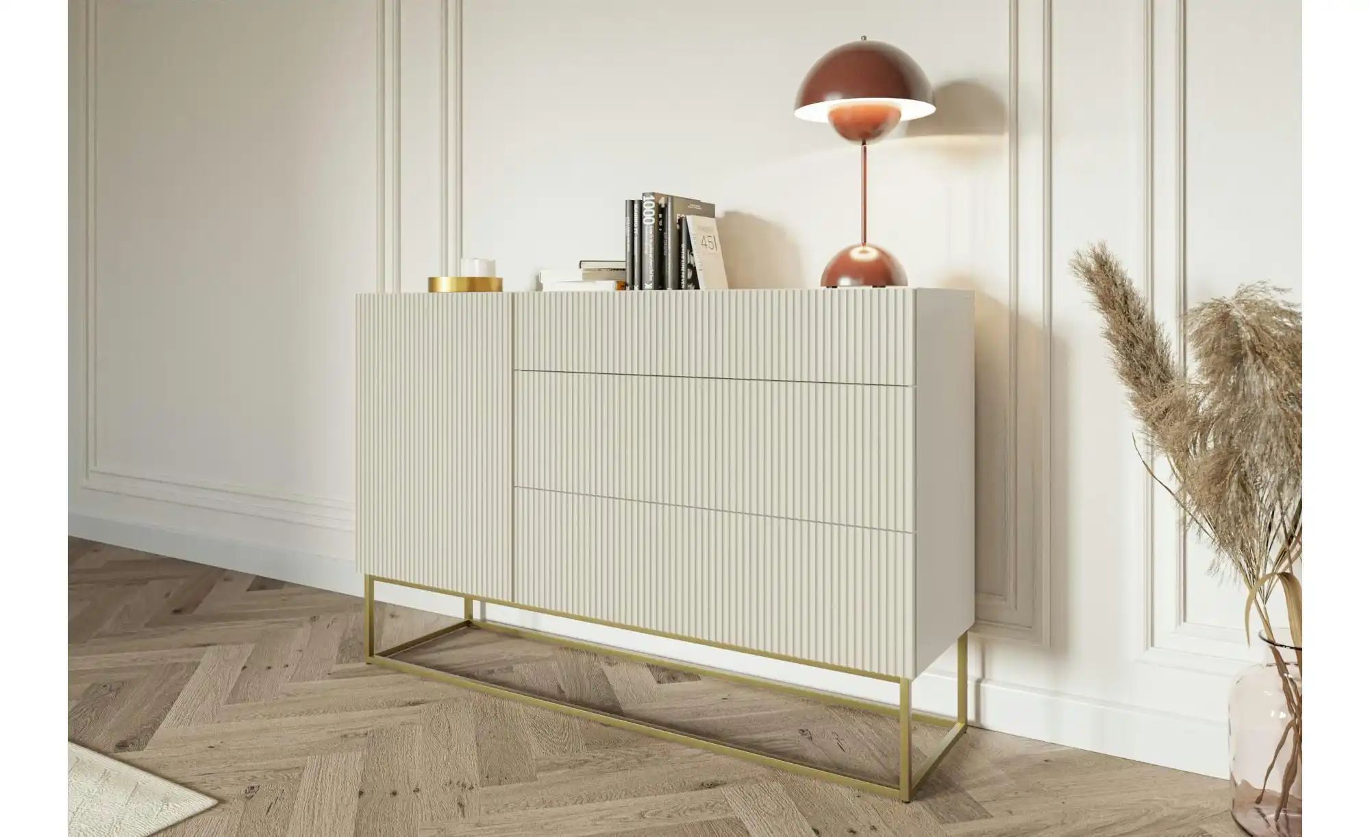 Thumbnail - Selsey Sideboard  Veldio ¦ beige ¦ Maße (cm): B: 140 H: 90 Kommoden & Sideboards > Sideboards - Höffner