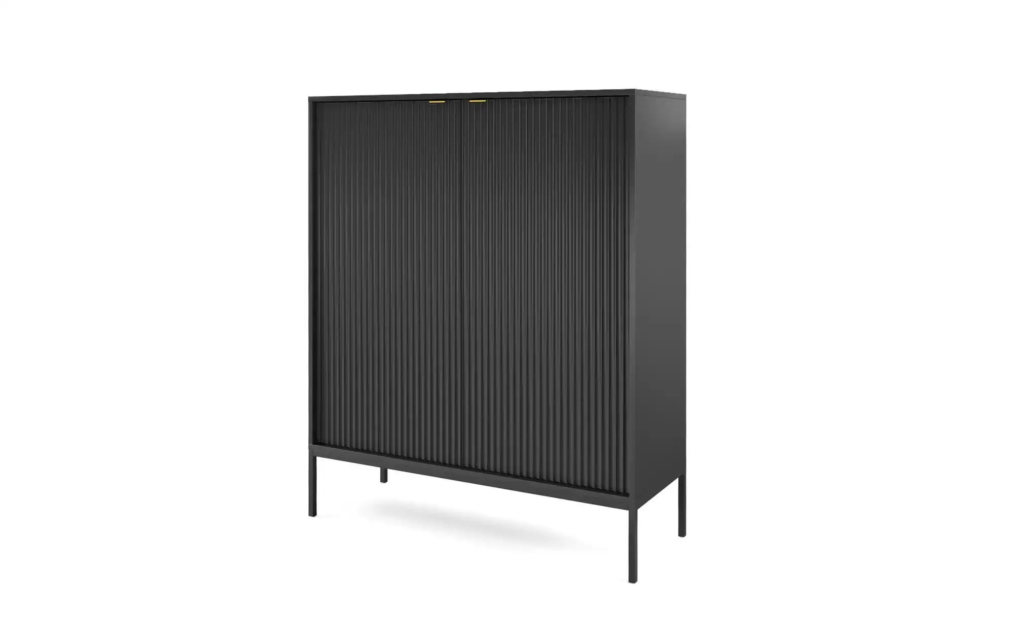Selsey Highboard  Vellore ¦ schwarz ¦ Maße (cm): B: 104 H: 125 Kommoden & S günstig online kaufen
