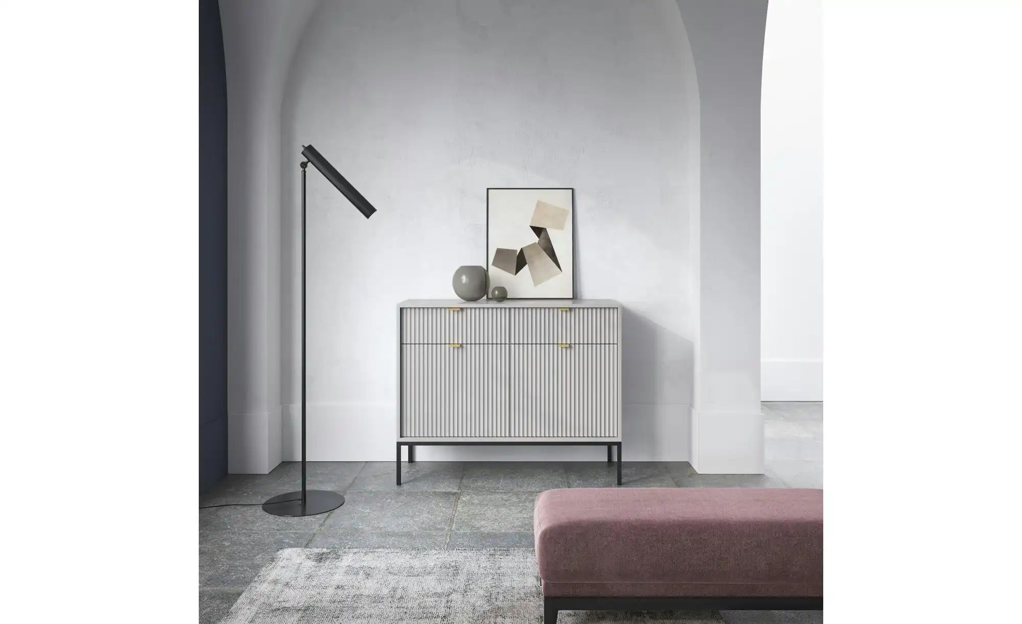 Selsey Sideboard  Vellore ¦ grau ¦ Maße (cm): B: 104 H: 83 Kommoden & Sideb günstig online kaufen