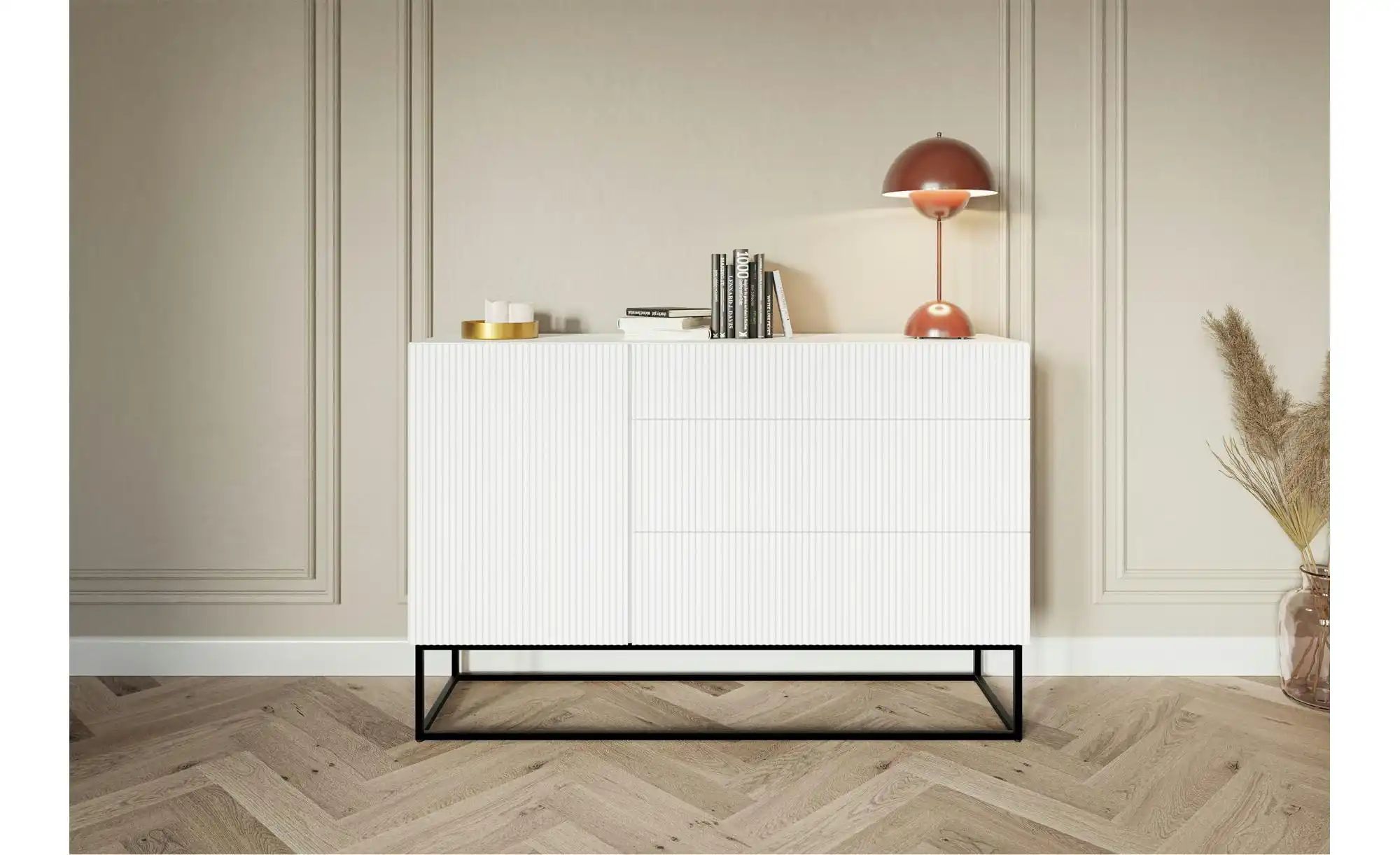 Sideboard  Veldio ¦ weiß ¦ Maße (cm): B: 140 H: 90 Kommoden & Sideboards > günstig online kaufen