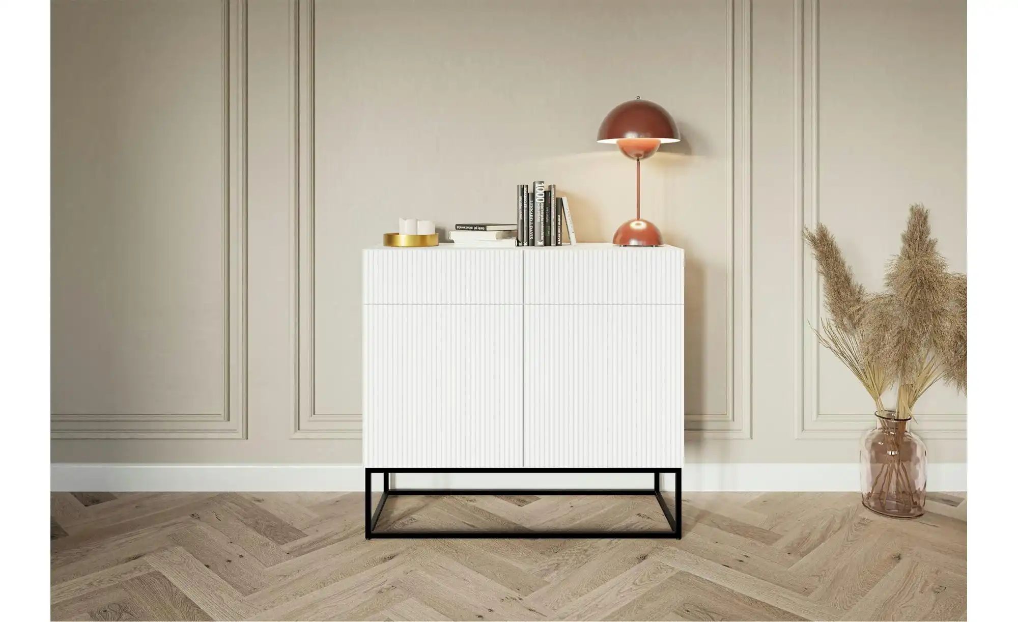 Selsey Sideboard  Veldio ¦ weiß ¦ Maße (cm): B: 100 H: 90 Kommoden & Sidebo günstig online kaufen